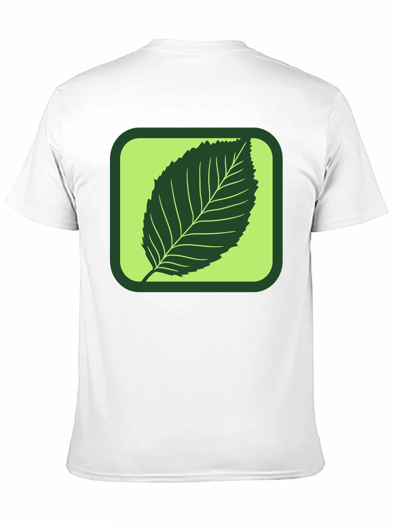 Black Leaf Graphic Tee - Nature Inspired Style view 11