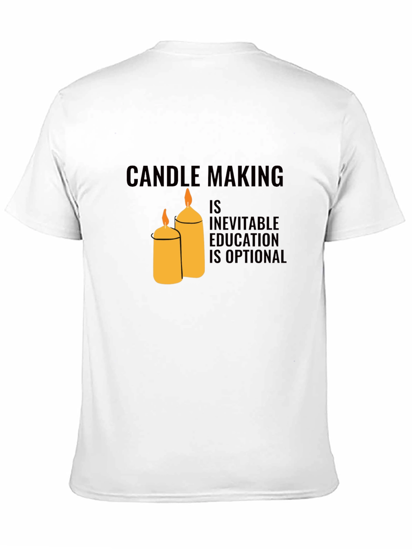 Black Candle Making Inevitable T-Shirt view 11