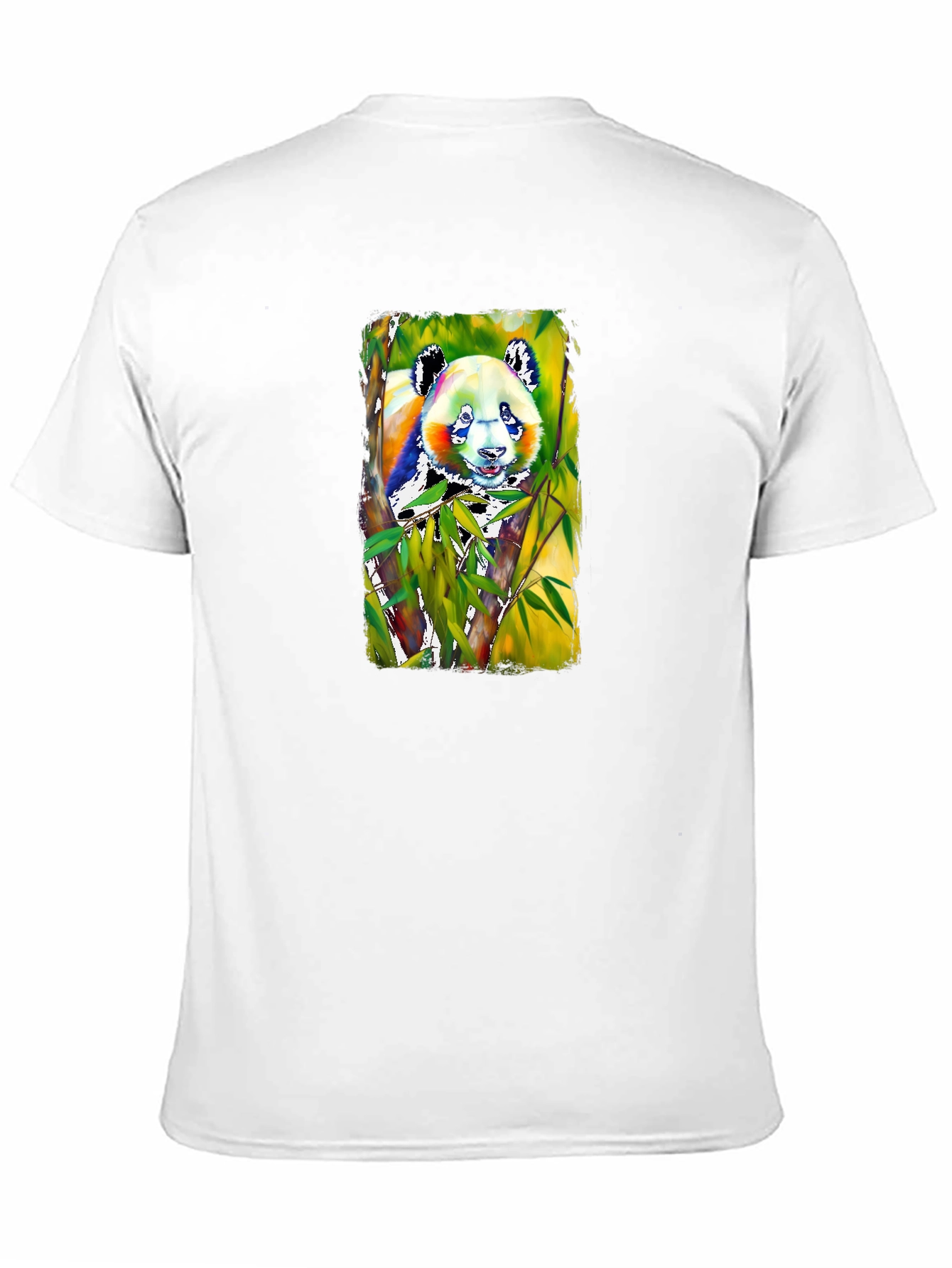 Black Panda Graphic Tee - Men's Black T-Shirt view 11