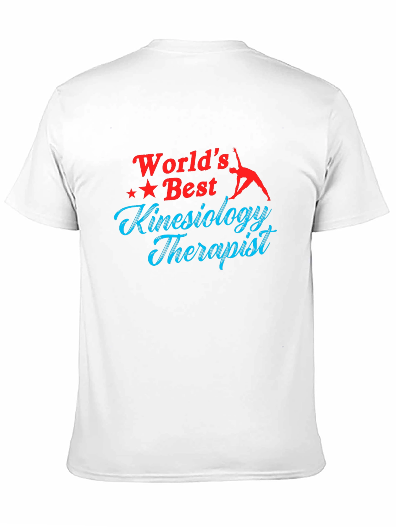 World's Best Kinesiology Therapist Black T-Shirt - 11