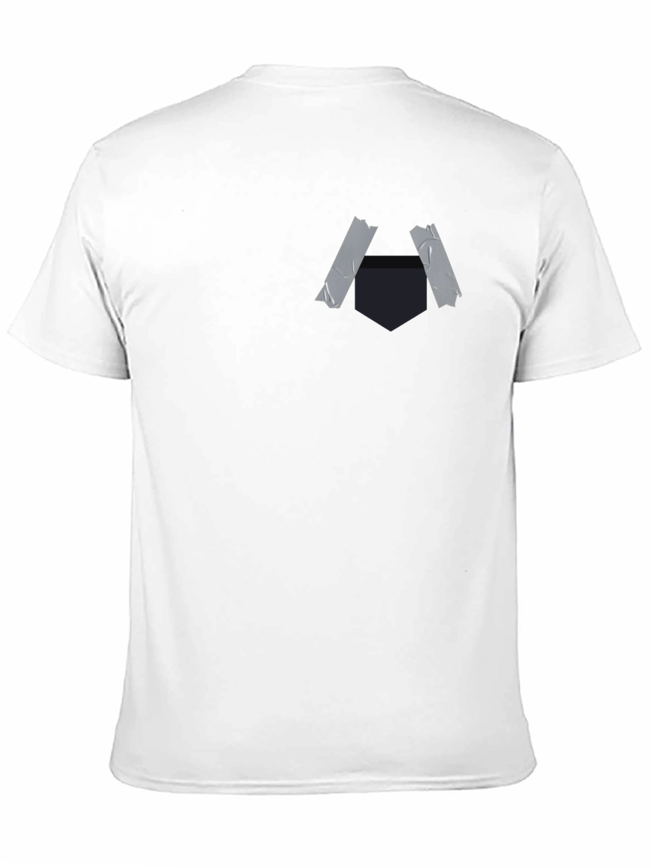 Black Taped Pocket Graphic Tee - Casual Style view 11
