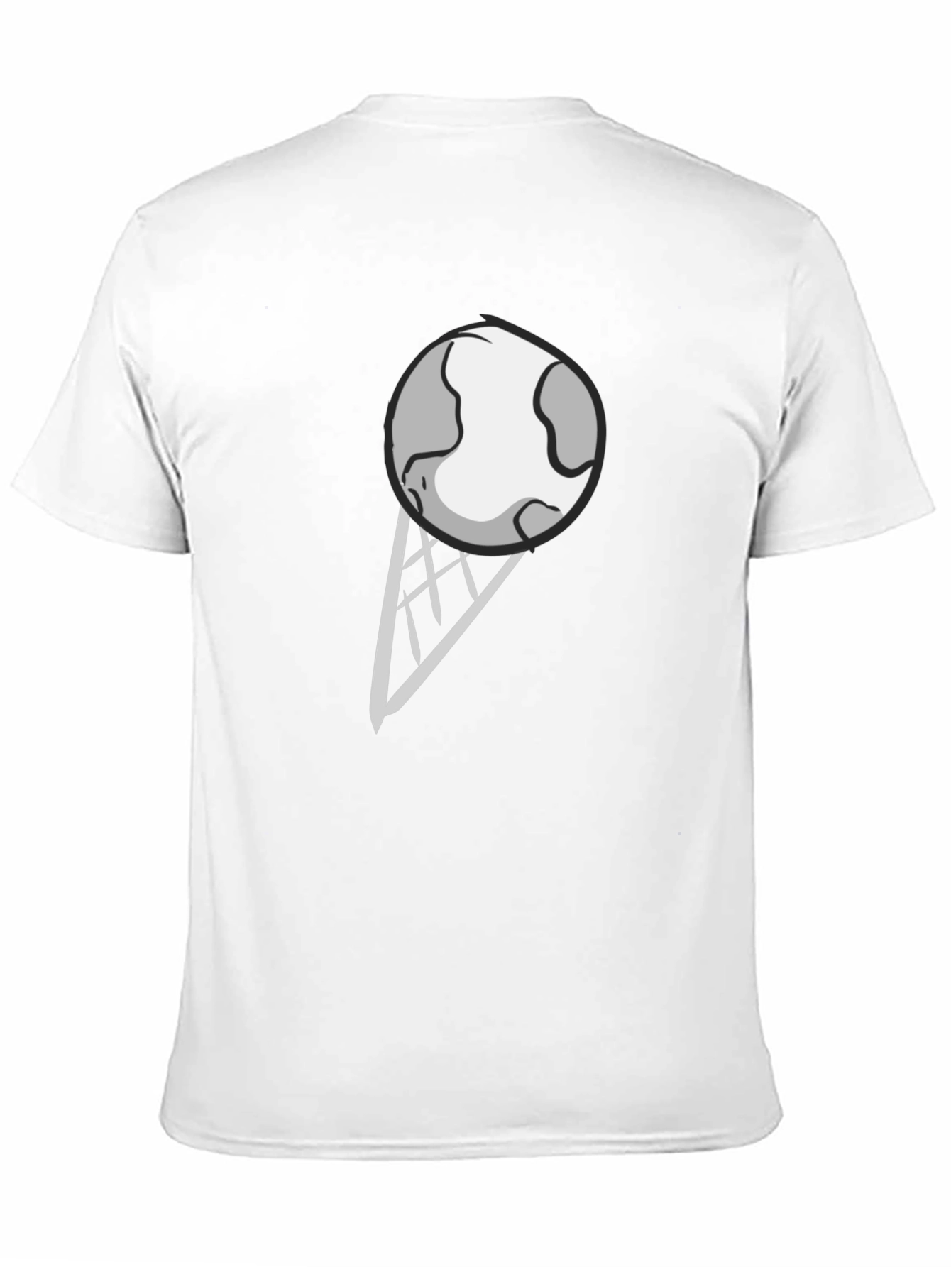 Black Earth Ice Cream Graphic Tee - Novelty Black T-Shirt view 11