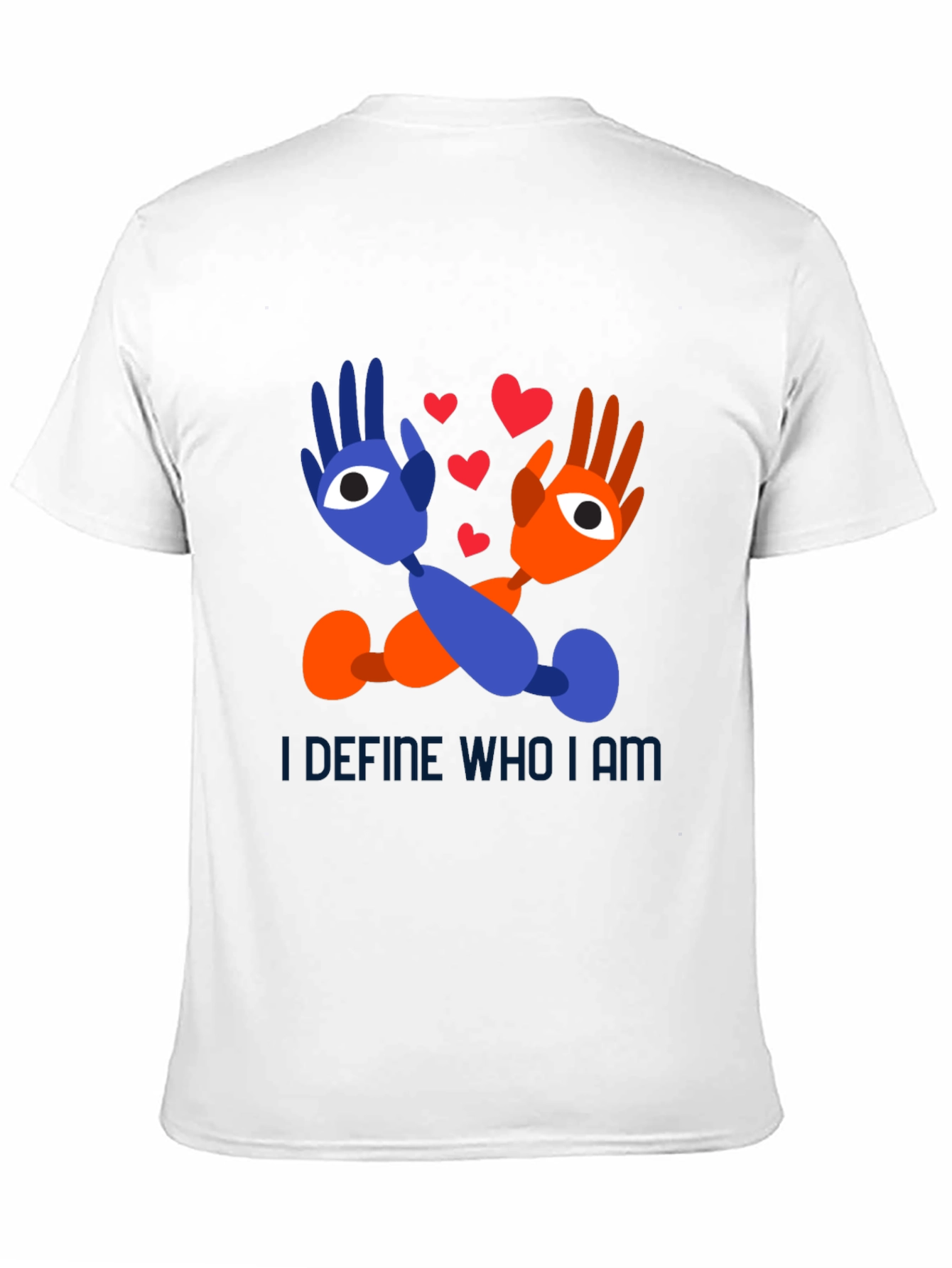 Black I Define Who I Am Graphic Tee view 11