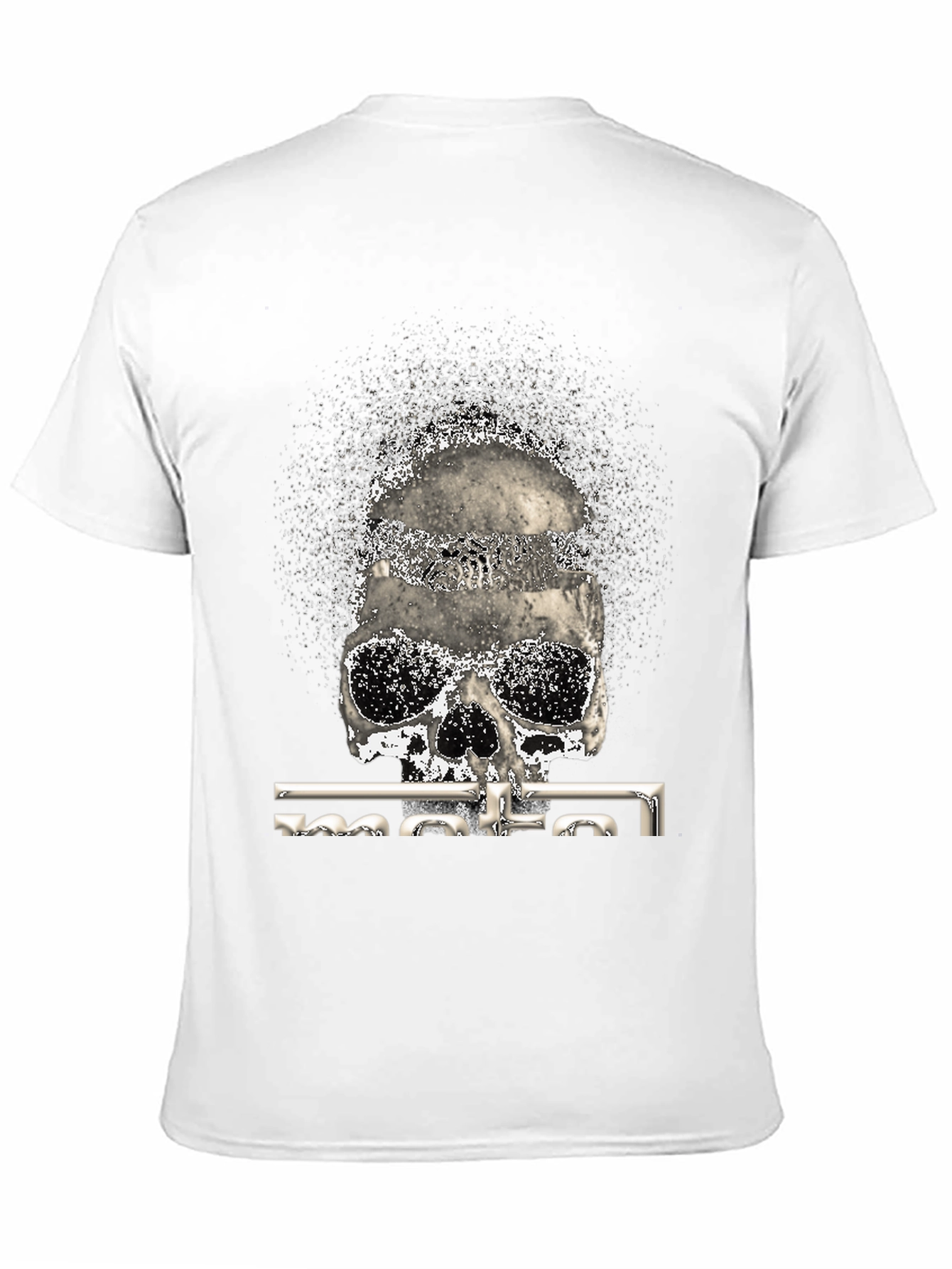 Skull Graphic Print T-Shirt - 11