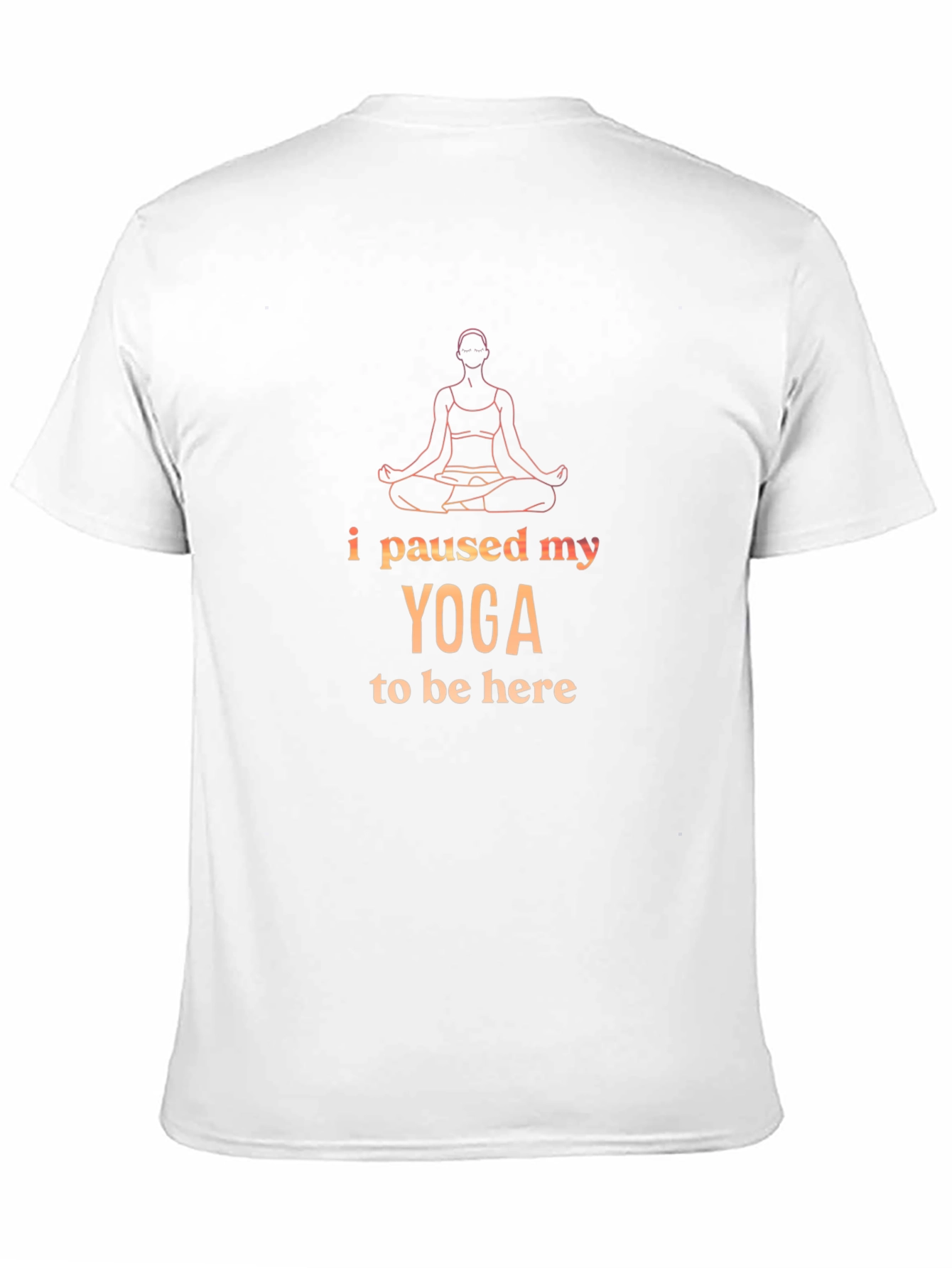 Black Yoga Pause Graphic Tee - Relaxed Fit view 11