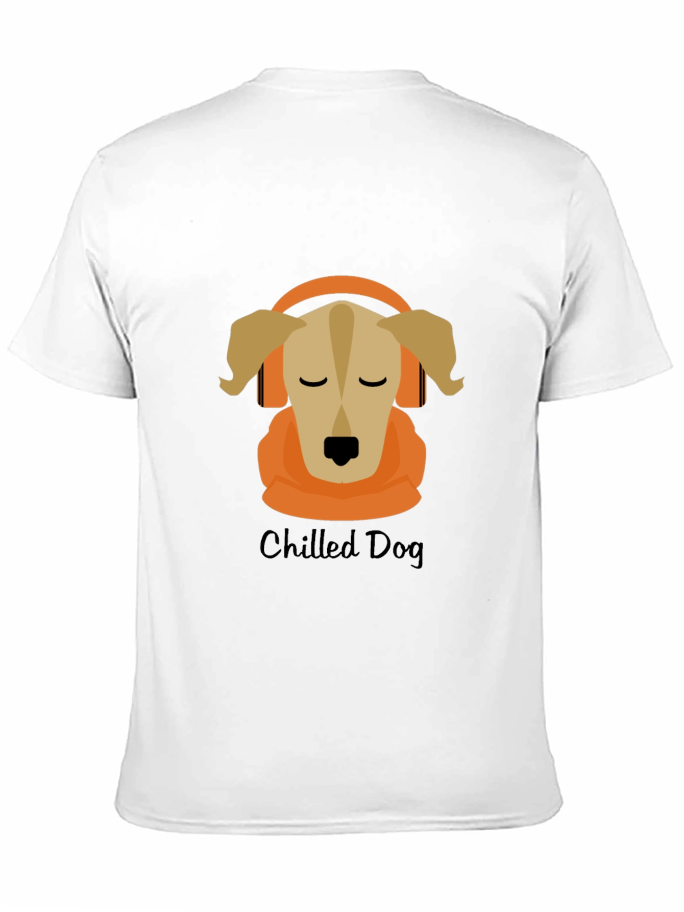 Black Chilled Dog Graphic Tee - Cool Canine Design view 11