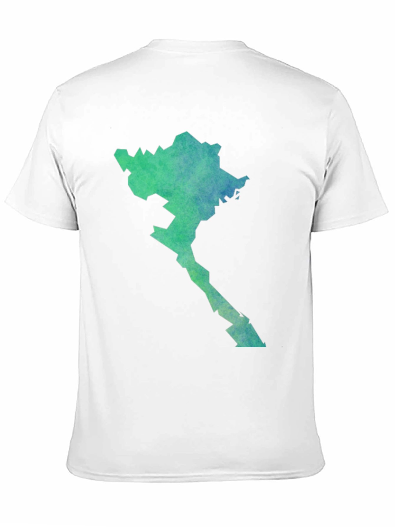 Black Abstract State Graphic Tee - Soft Cotton Blend, Modern Fit view 11