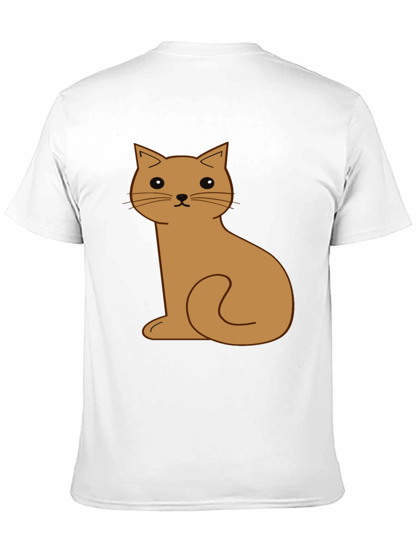 Black Cute Cartoon Cat Graphic T-Shirt view 11