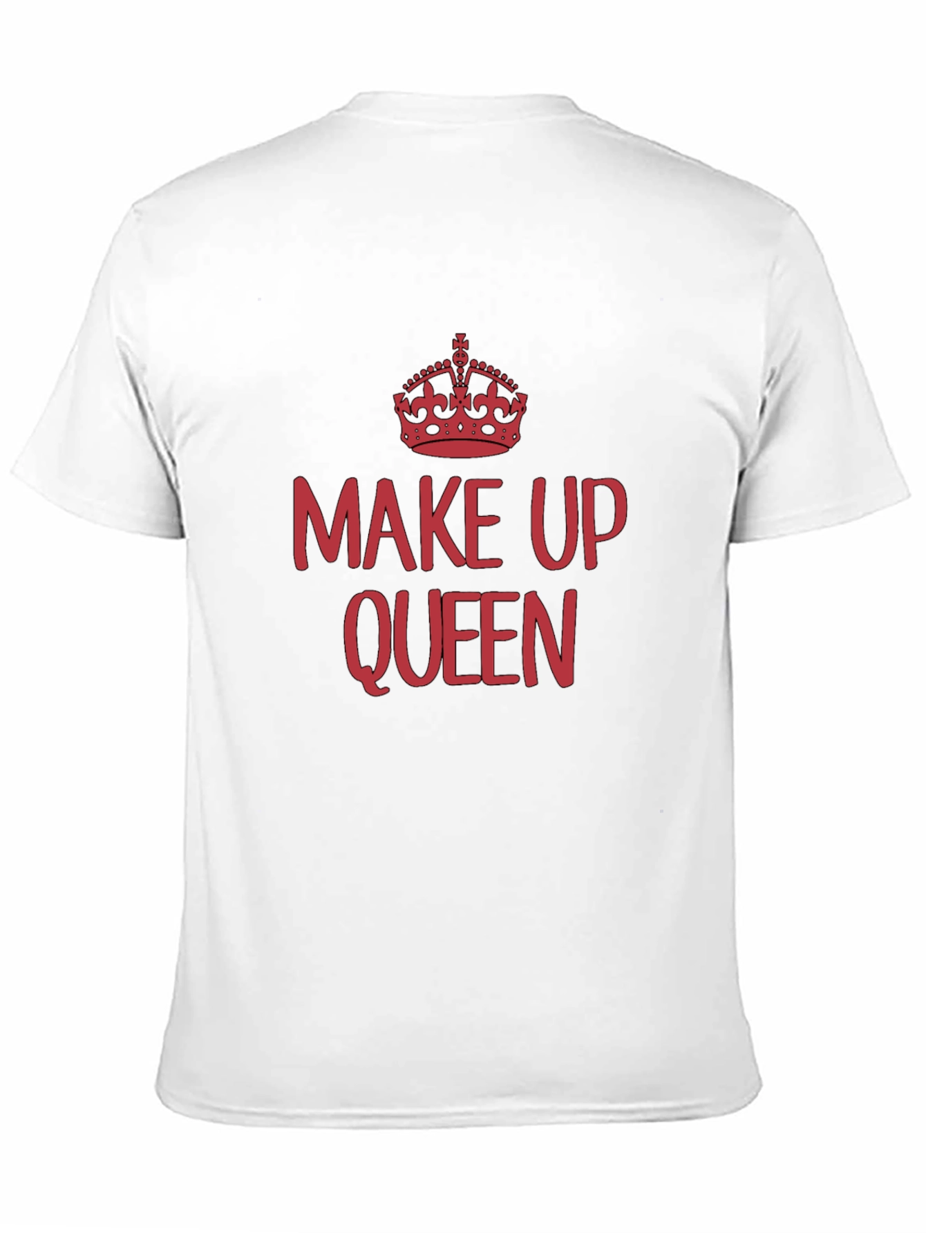 Black Make Up Queen Tee - Black Cotton T-Shirt view 11