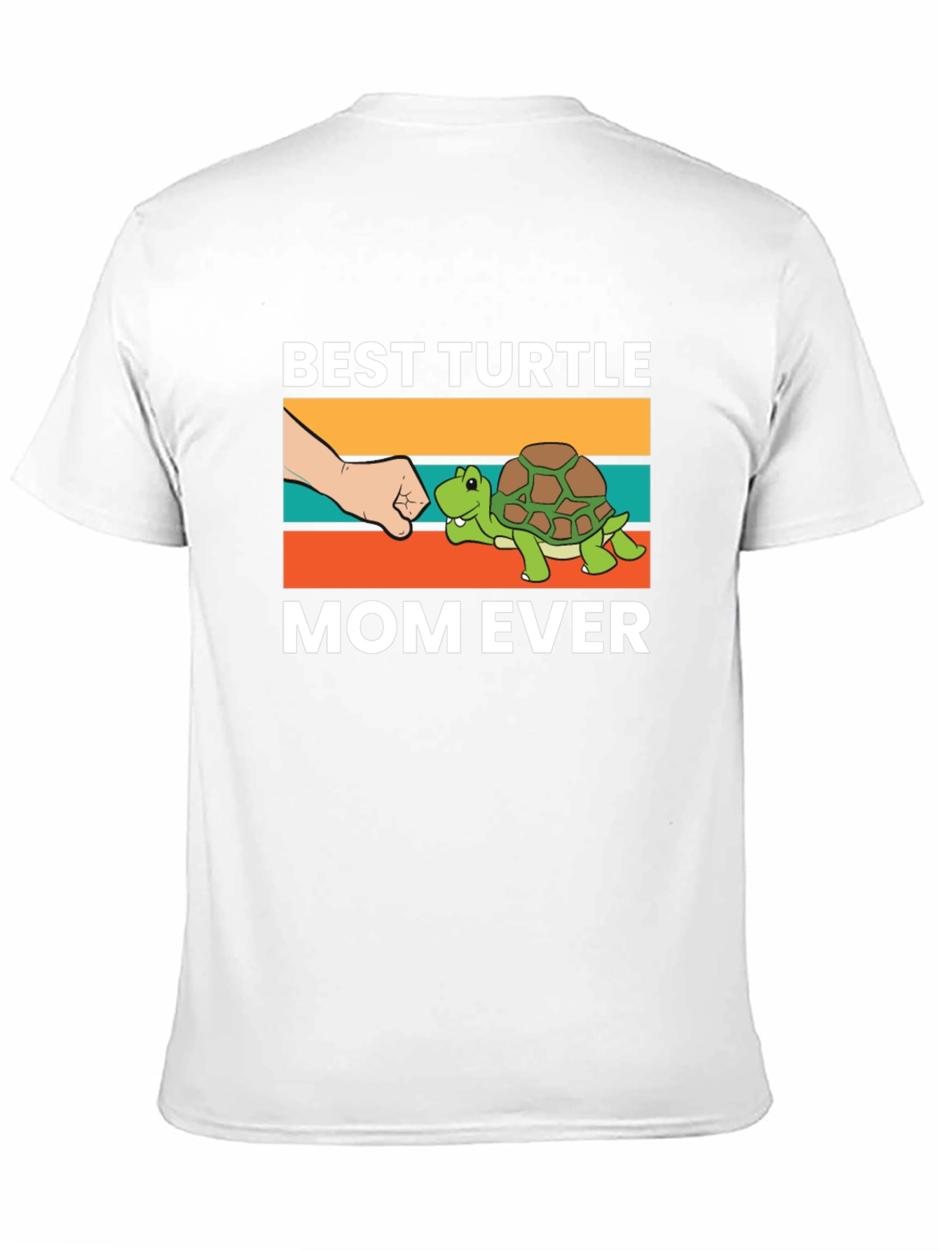 Black Best Turtle Mom Ever Graphic T-Shirt view 11