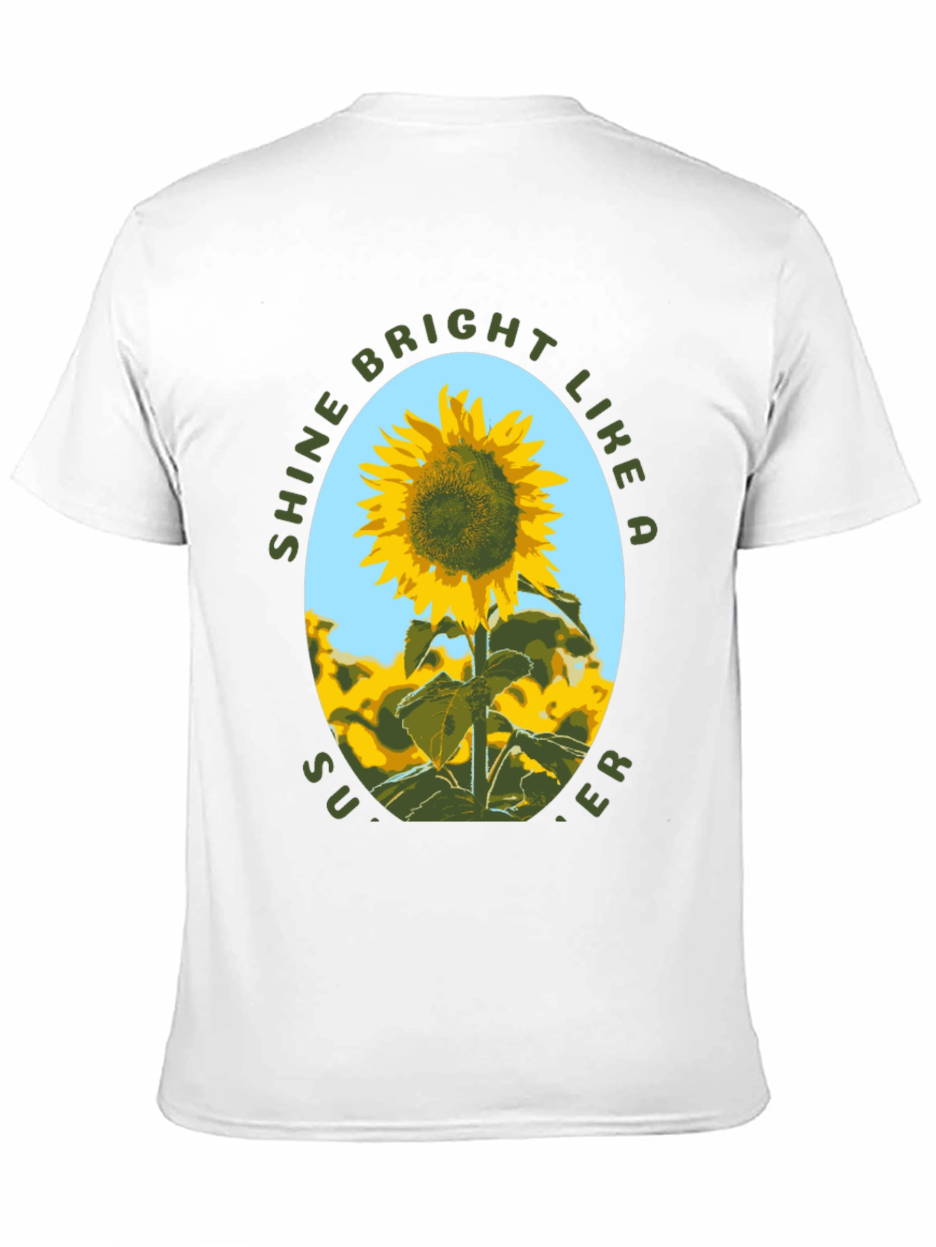 Black Sunflower Shine Bright Graphic T-Shirt view 11