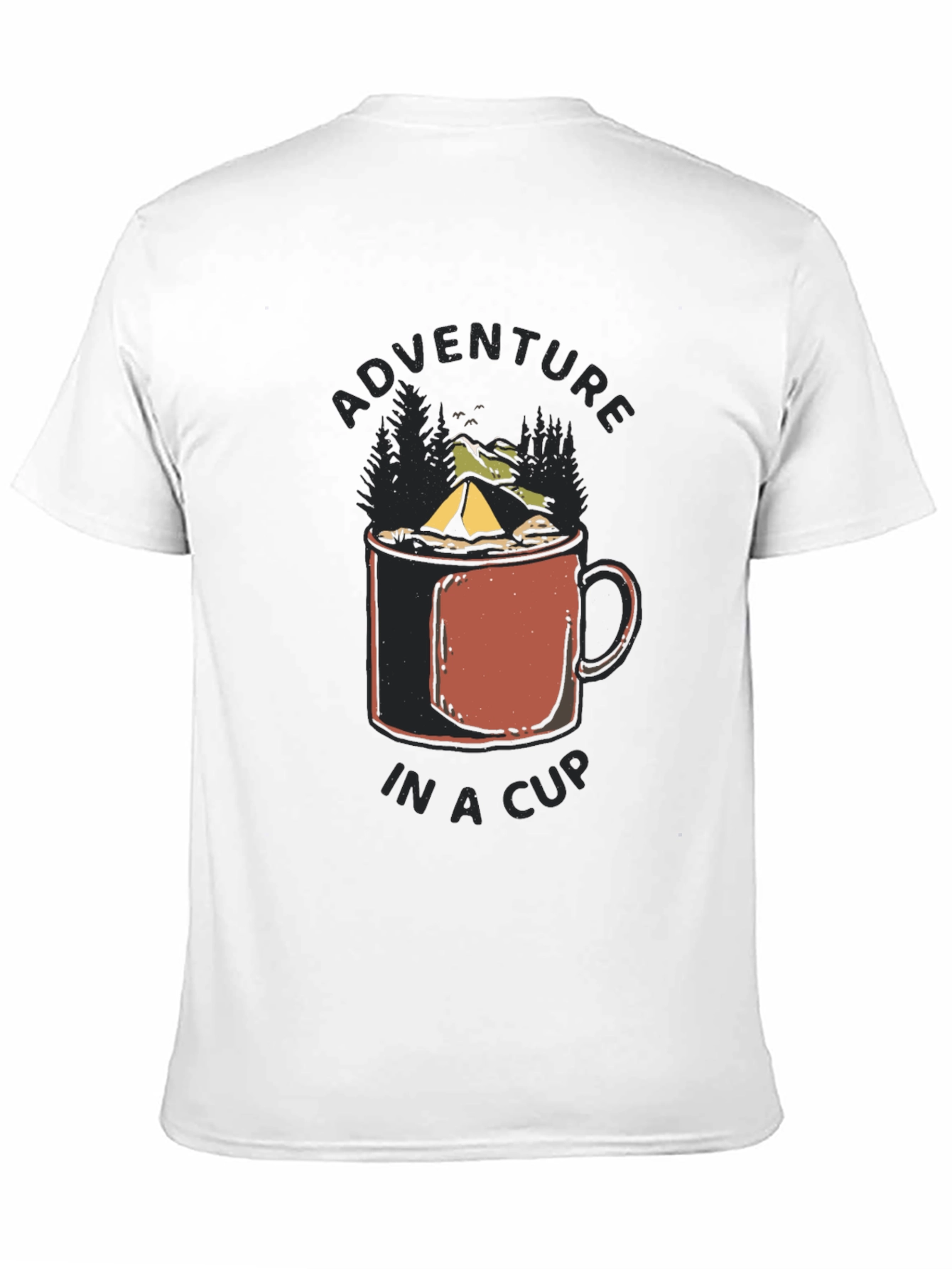 Black Adventure in a Cup Black Tee view 11