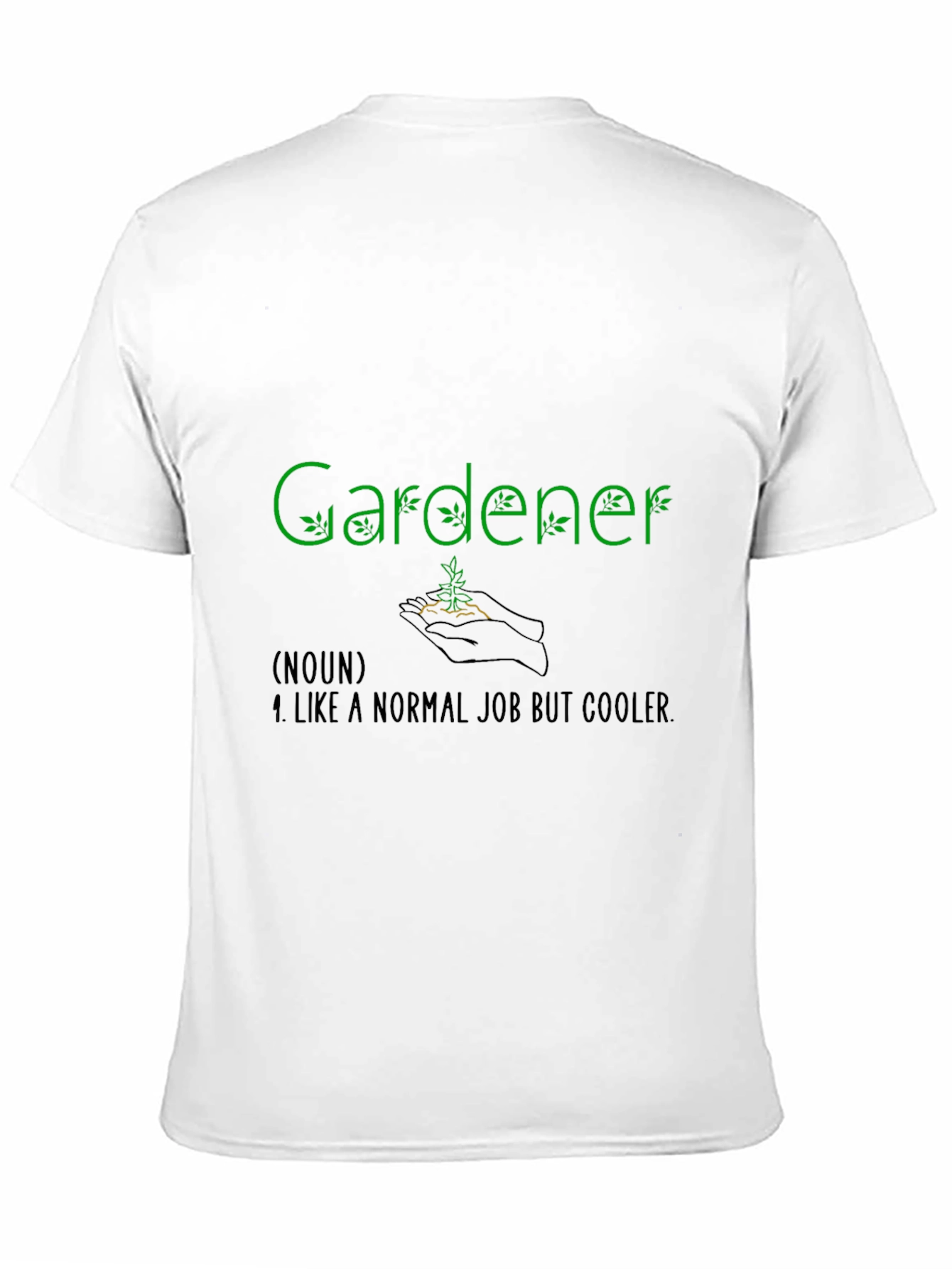 Black Gardener T-Shirt - Cool Job Gift Idea view 11
