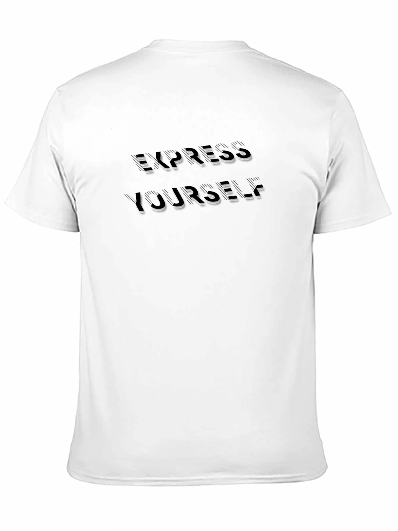 Black Express Yourself Black Graphic T-Shirt view 11