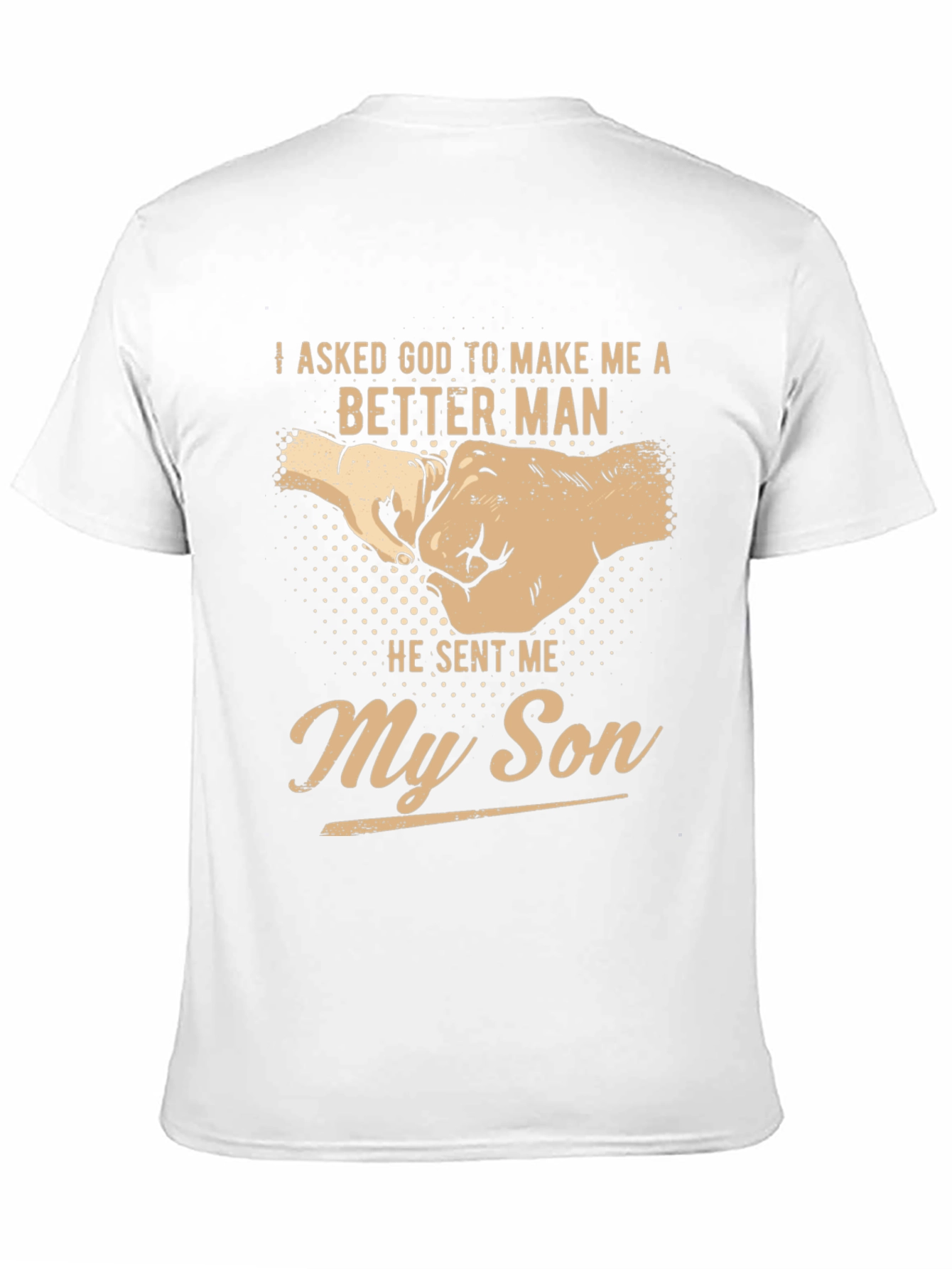 Black Better Man T-Shirt - My Son Design view 11