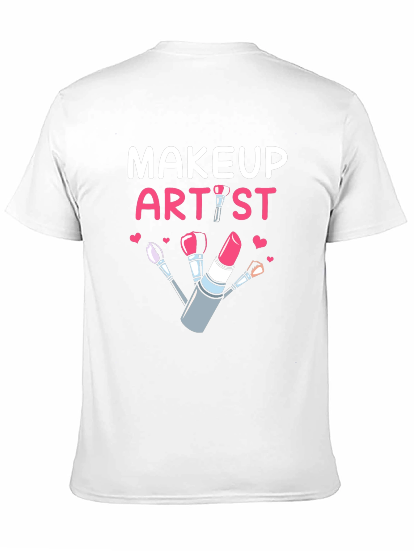 Black Makeup Artist T-Shirt - Cute Graphic Tee view 11