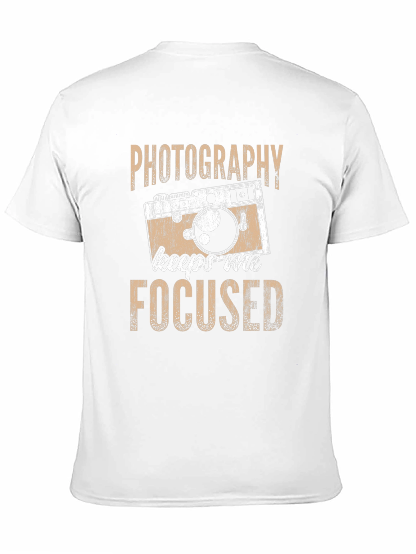Black Photography Keeps Me Focused T-Shirt view 11