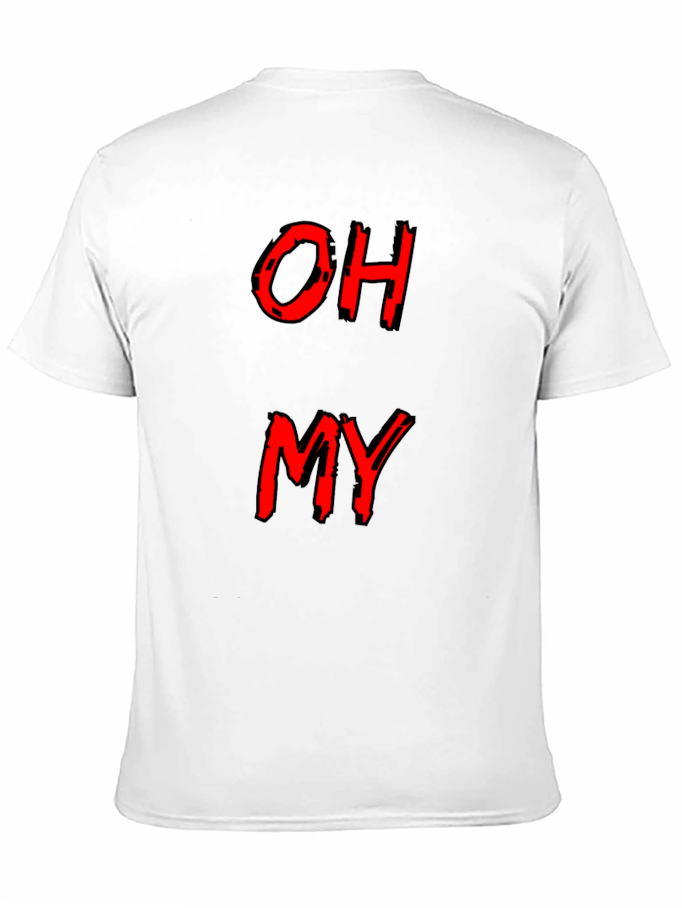 Black Oh My Graphic T-Shirt - Funny Men's Tee view 11