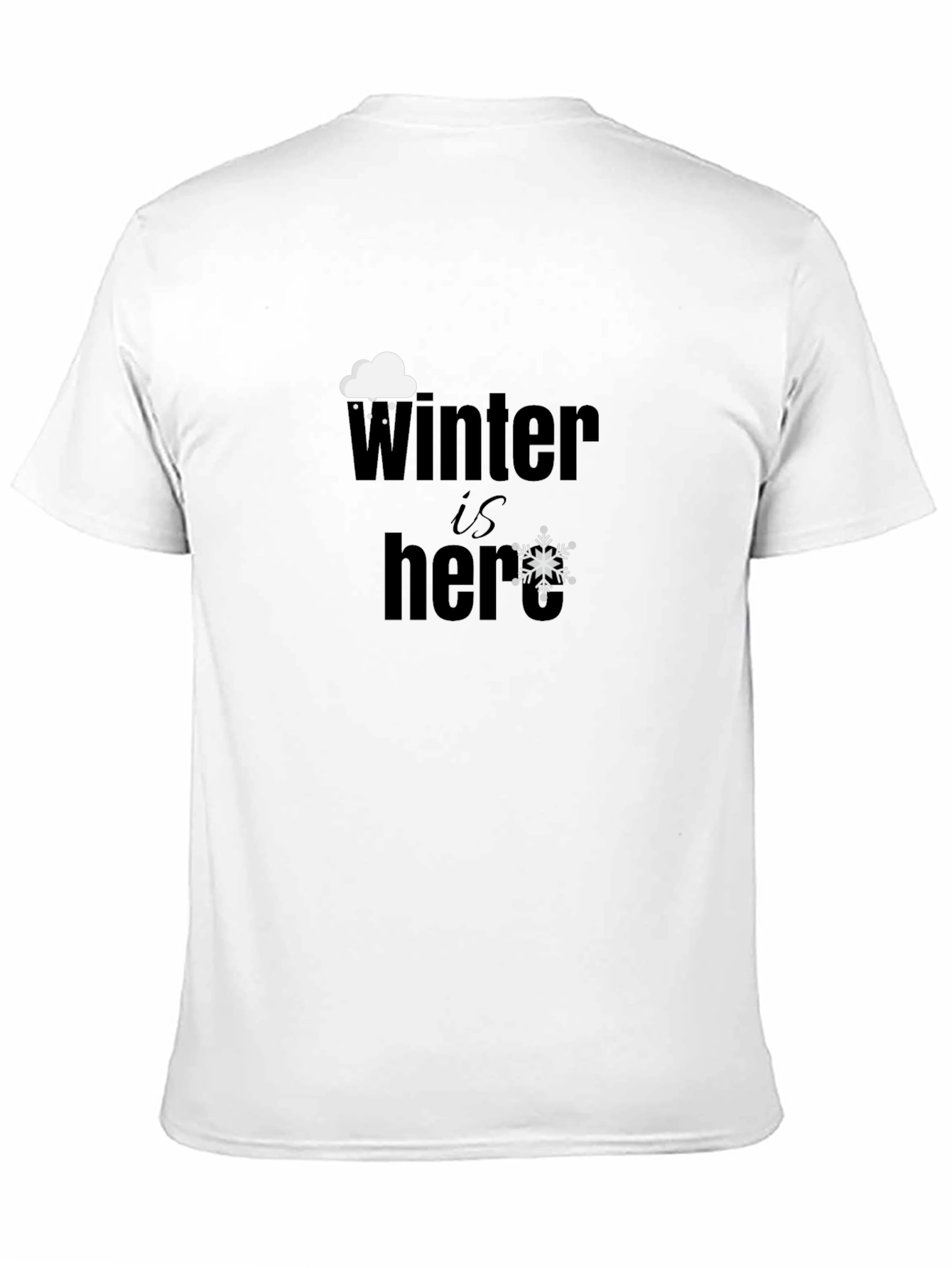 Black Winter is Here Graphic Tee view 11