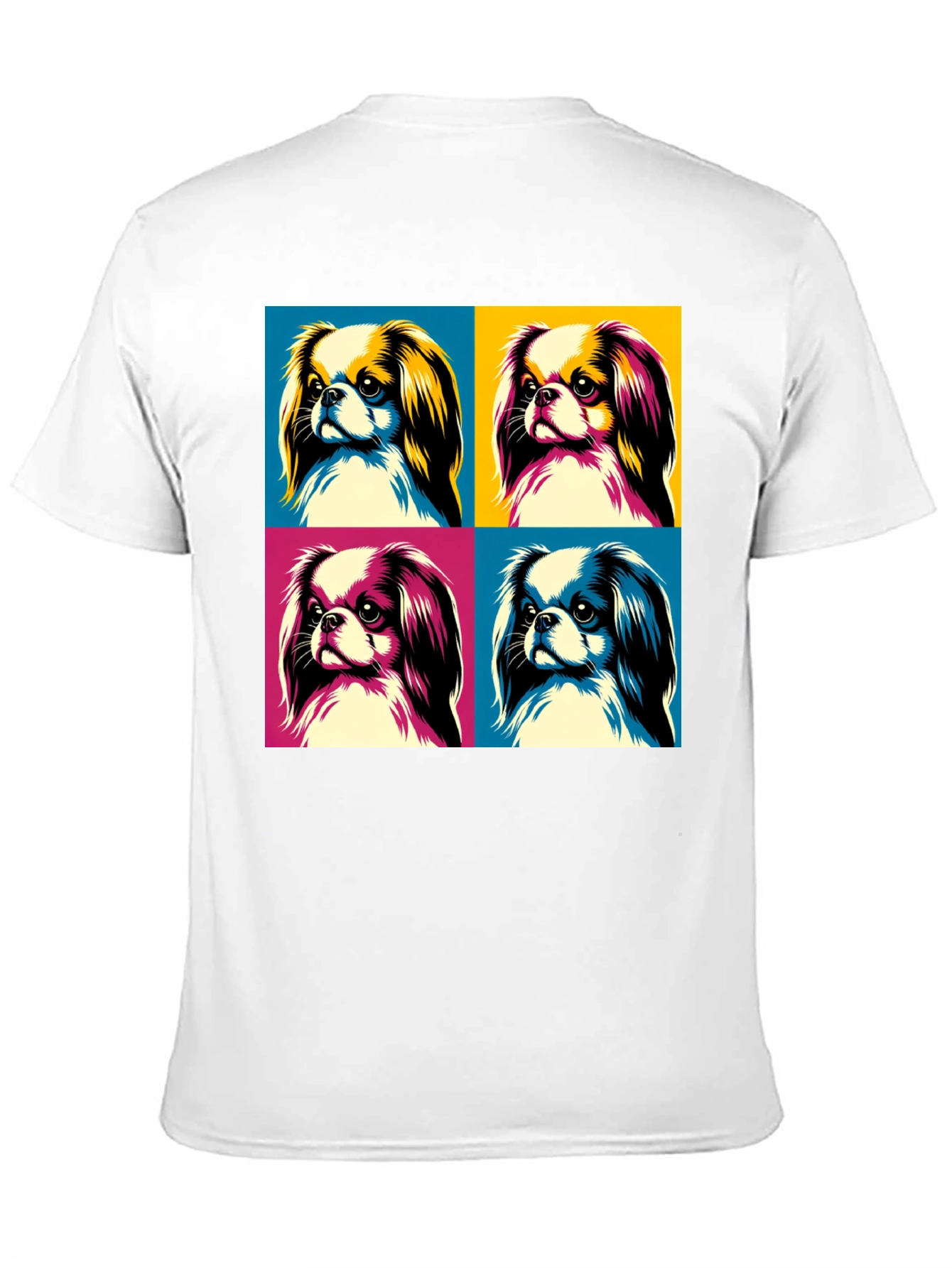 Black Pop Art Dog Graphic Tee - Stylish Canine Design view 11