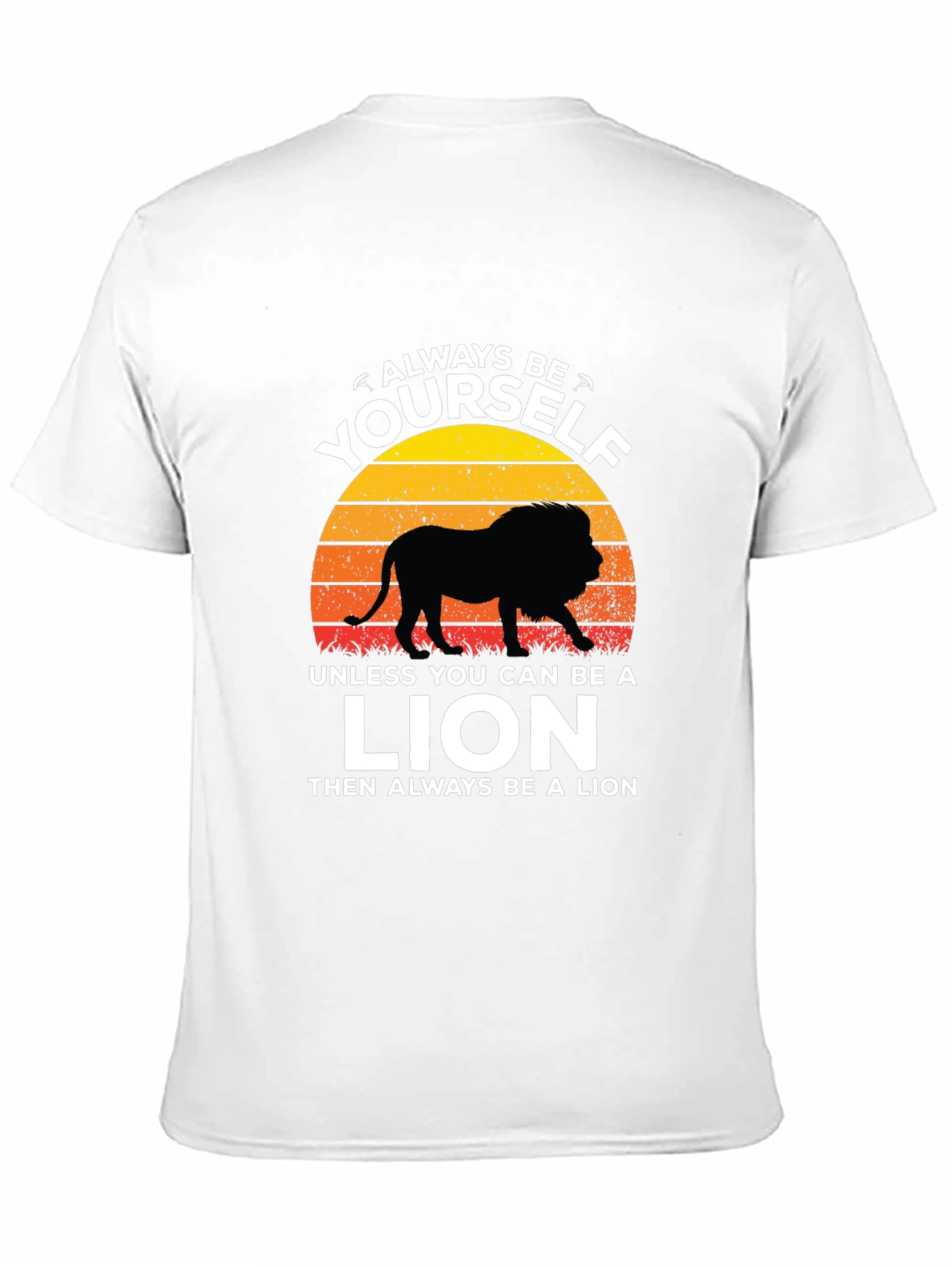 Black Always Be Yourself Unless Lion T-Shirt view 11