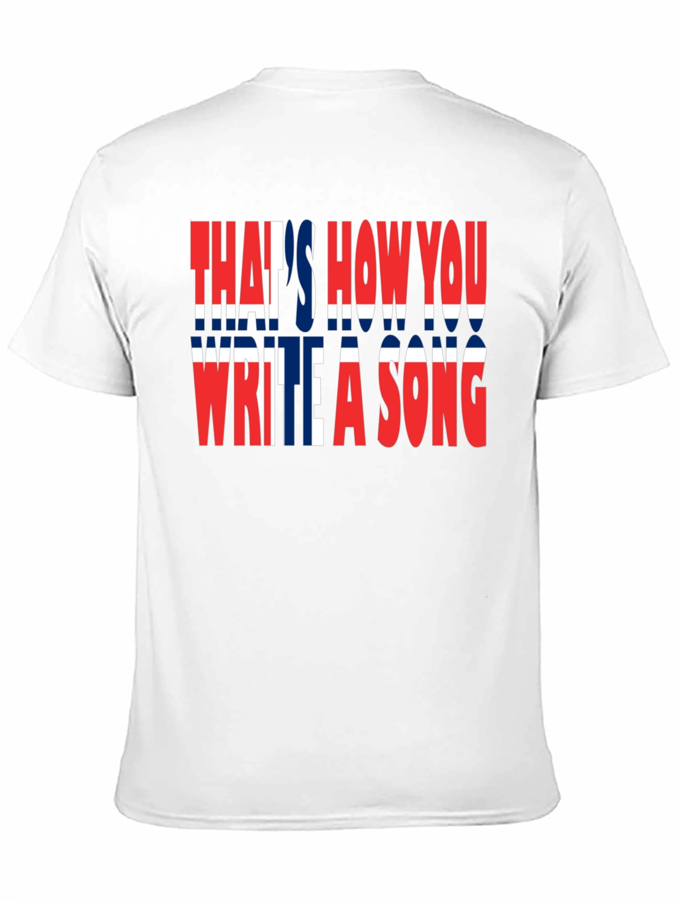 Black That's How You Write A Song T-Shirt view 11