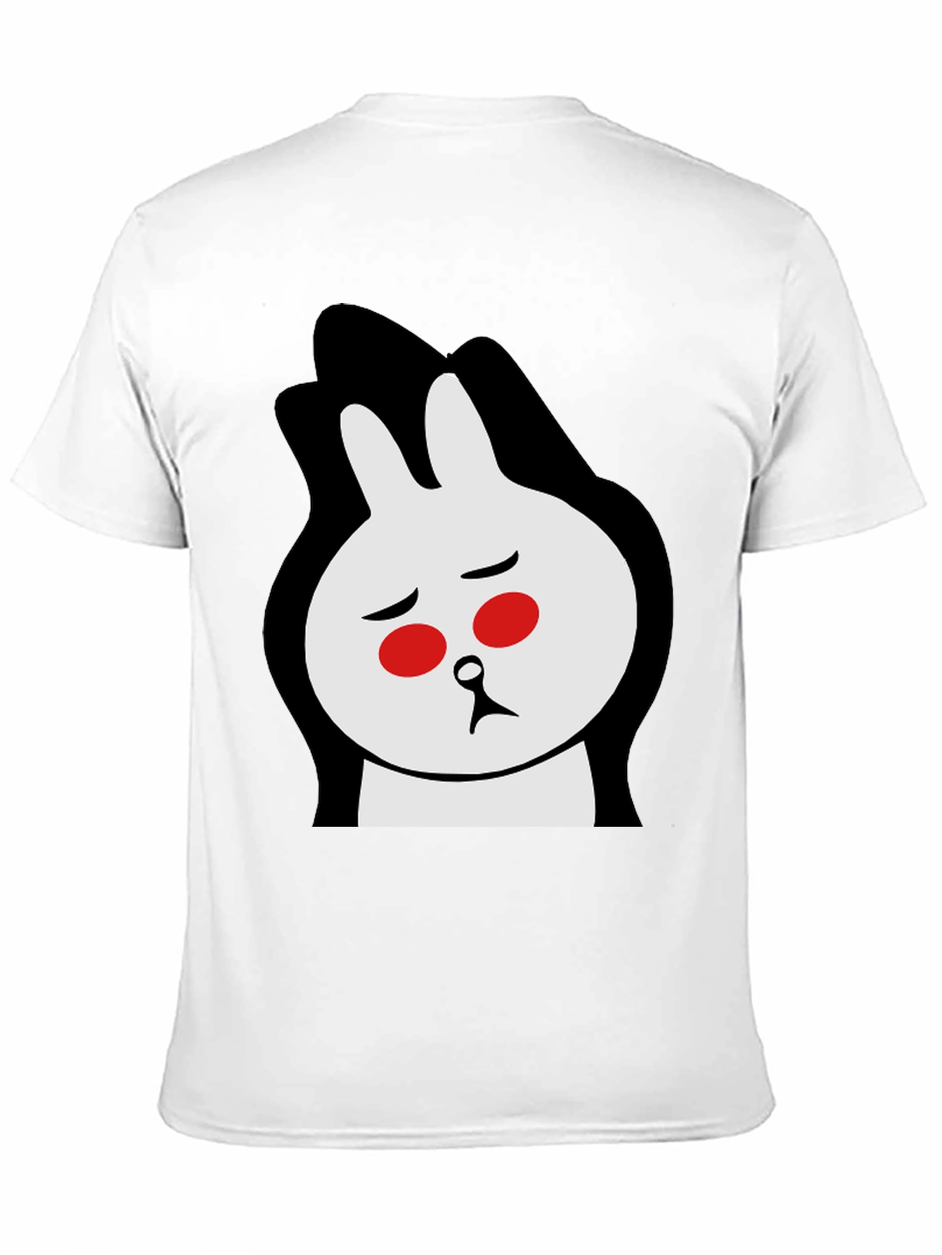Black Sad Bunny Graphic Tee - Black Cotton Blend view 11
