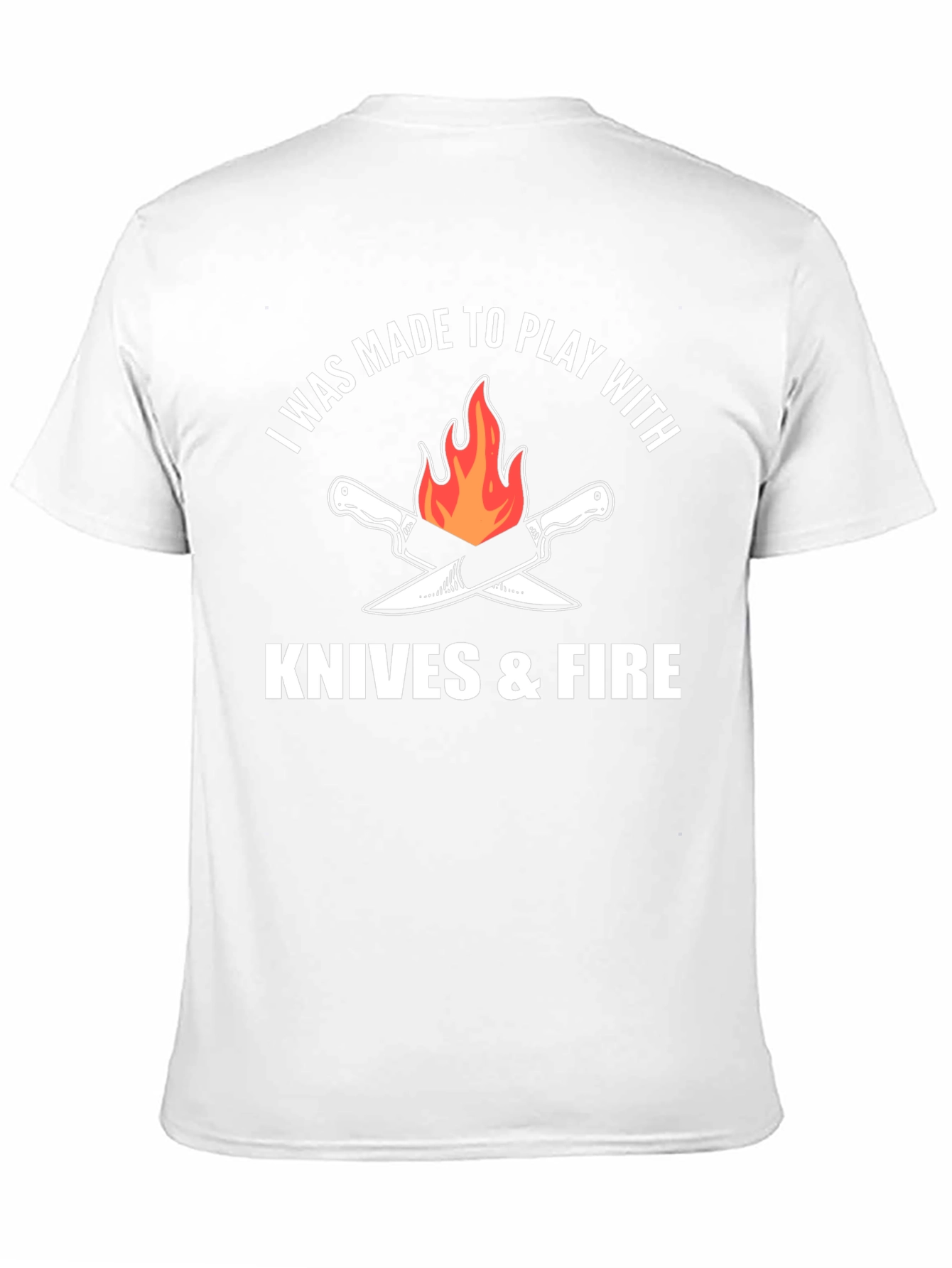 Black Knives & Fire Graphic Tee - Chef, Cooking, Barbecue view 11