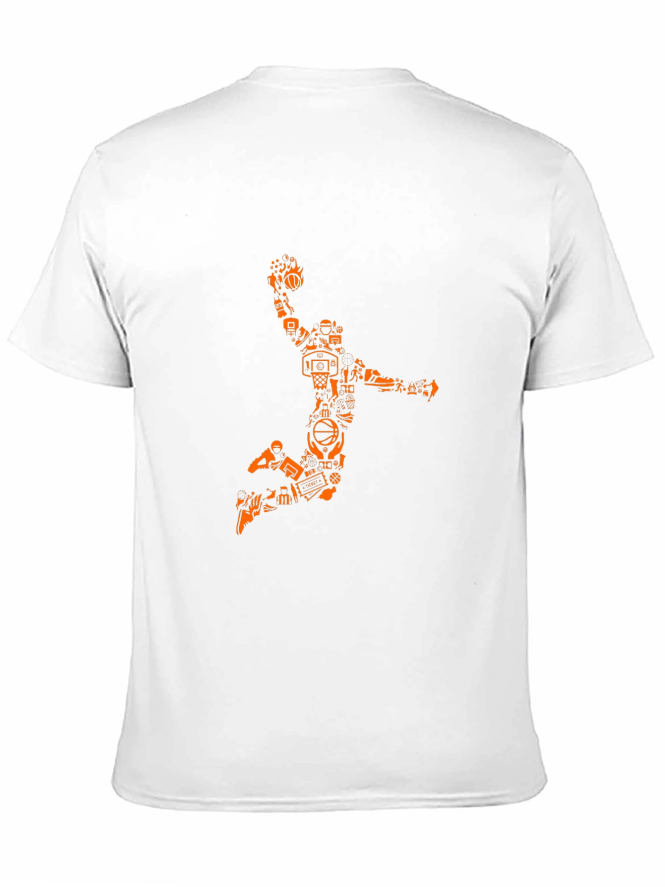 Black Basketball Graphic Black T-Shirt view 11