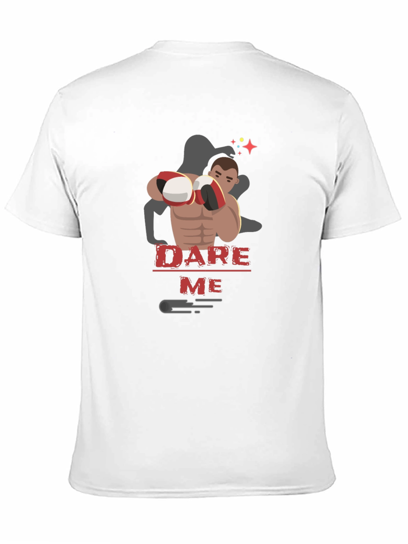 Dare Me Boxing T-Shirt - Black Graphic Tee - 11