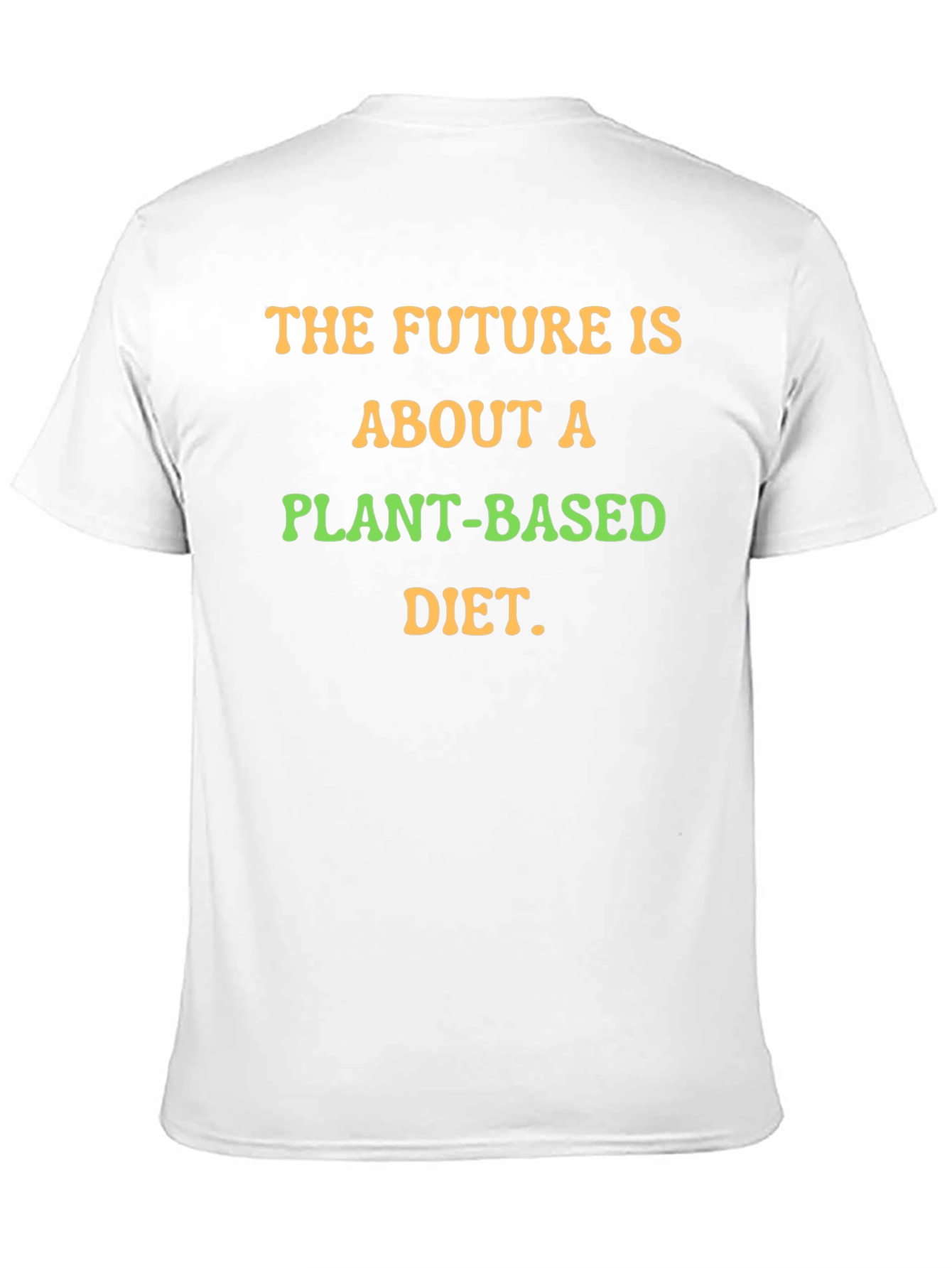 Black Plant-Based Diet T-Shirt - The Future Is Vegan! view 11