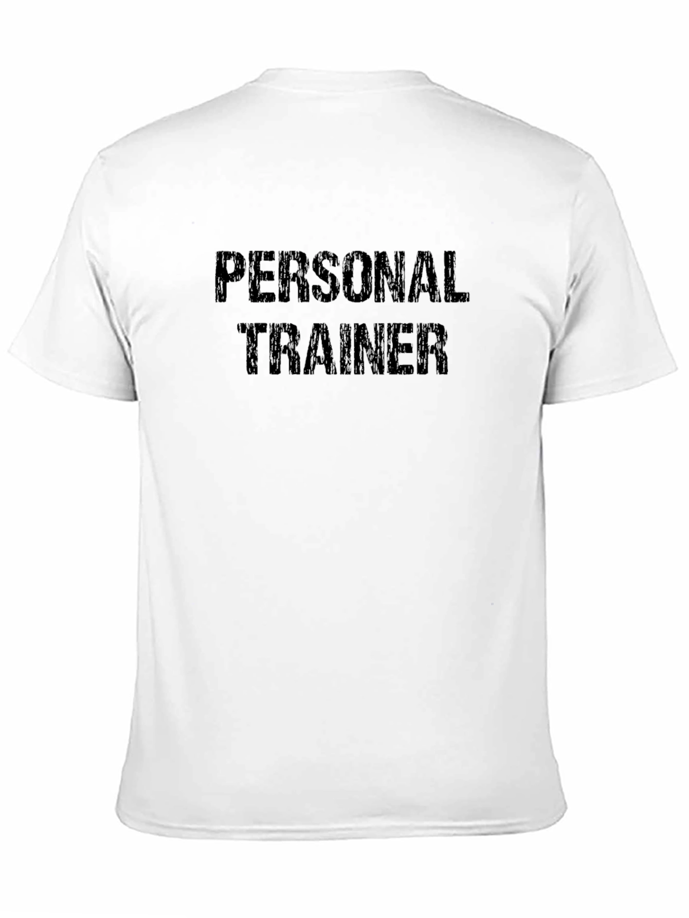 Black Personal Trainer Black T-Shirt Gym Fitness view 11