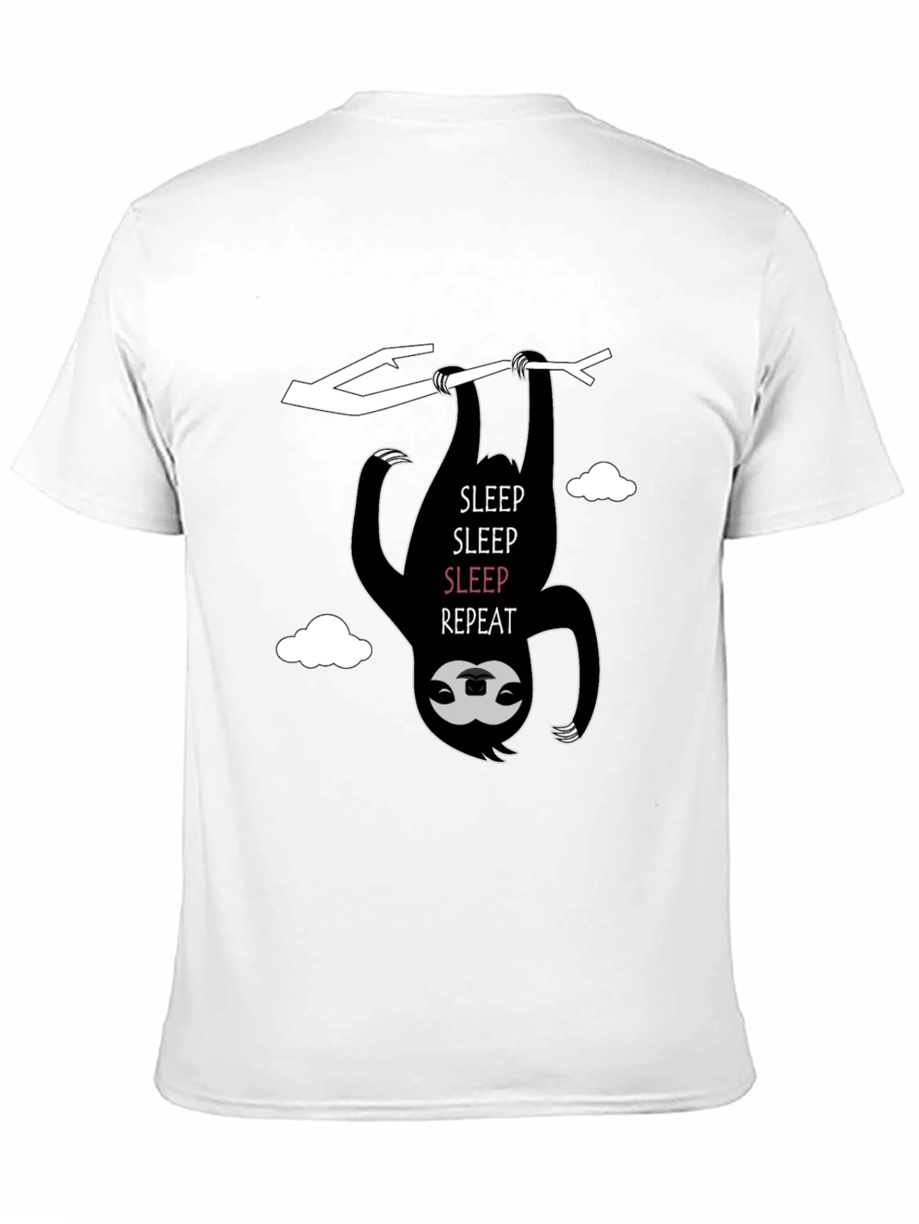 Black Sleepy Sloth T-Shirt - Hang In There! view 11