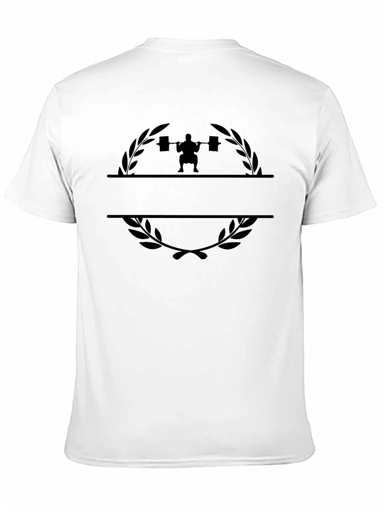 Black Weightlifting Graphic T-Shirt - Black view 11