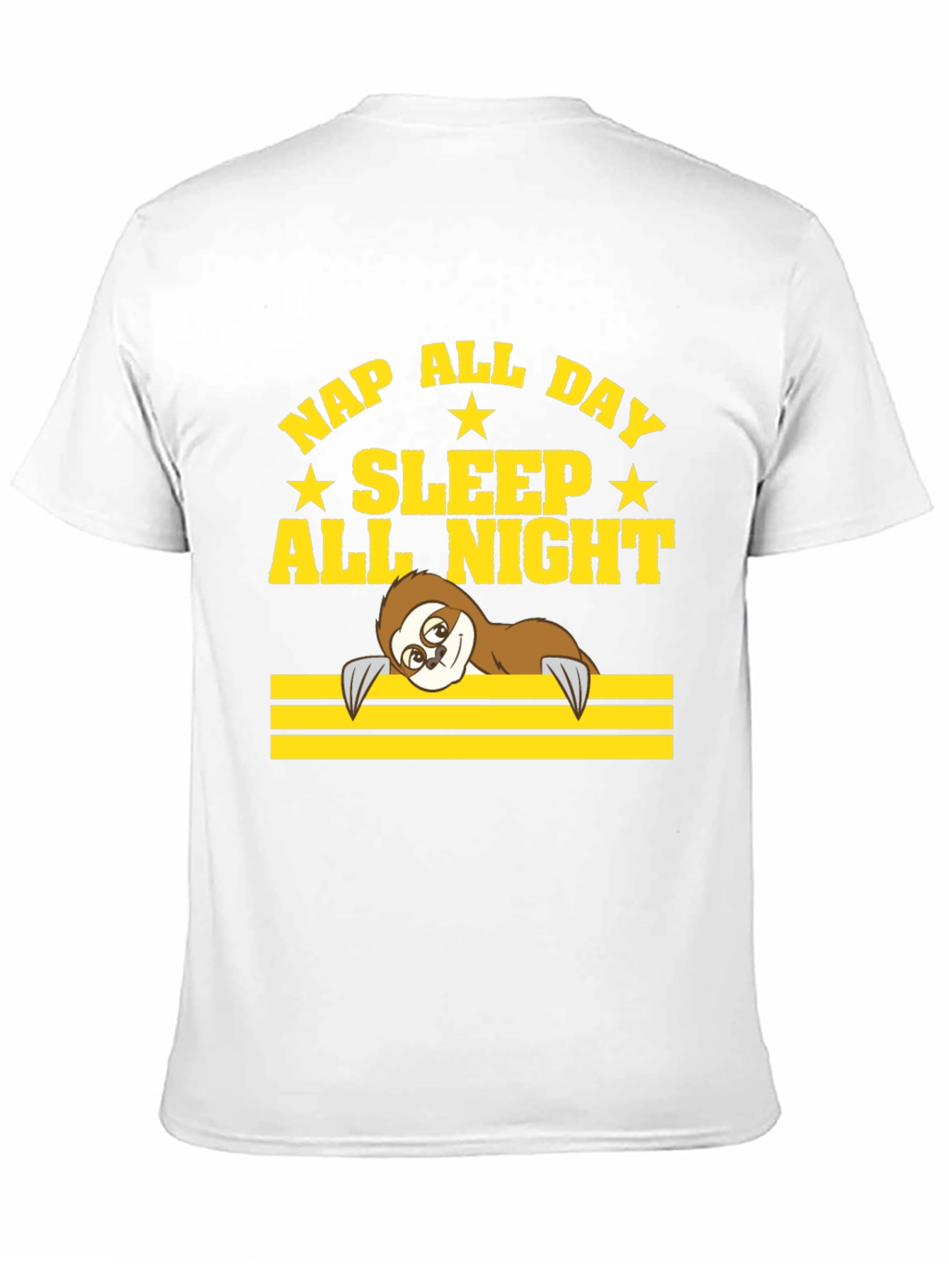 Black Nap All Day Sloth T-Shirt view 11