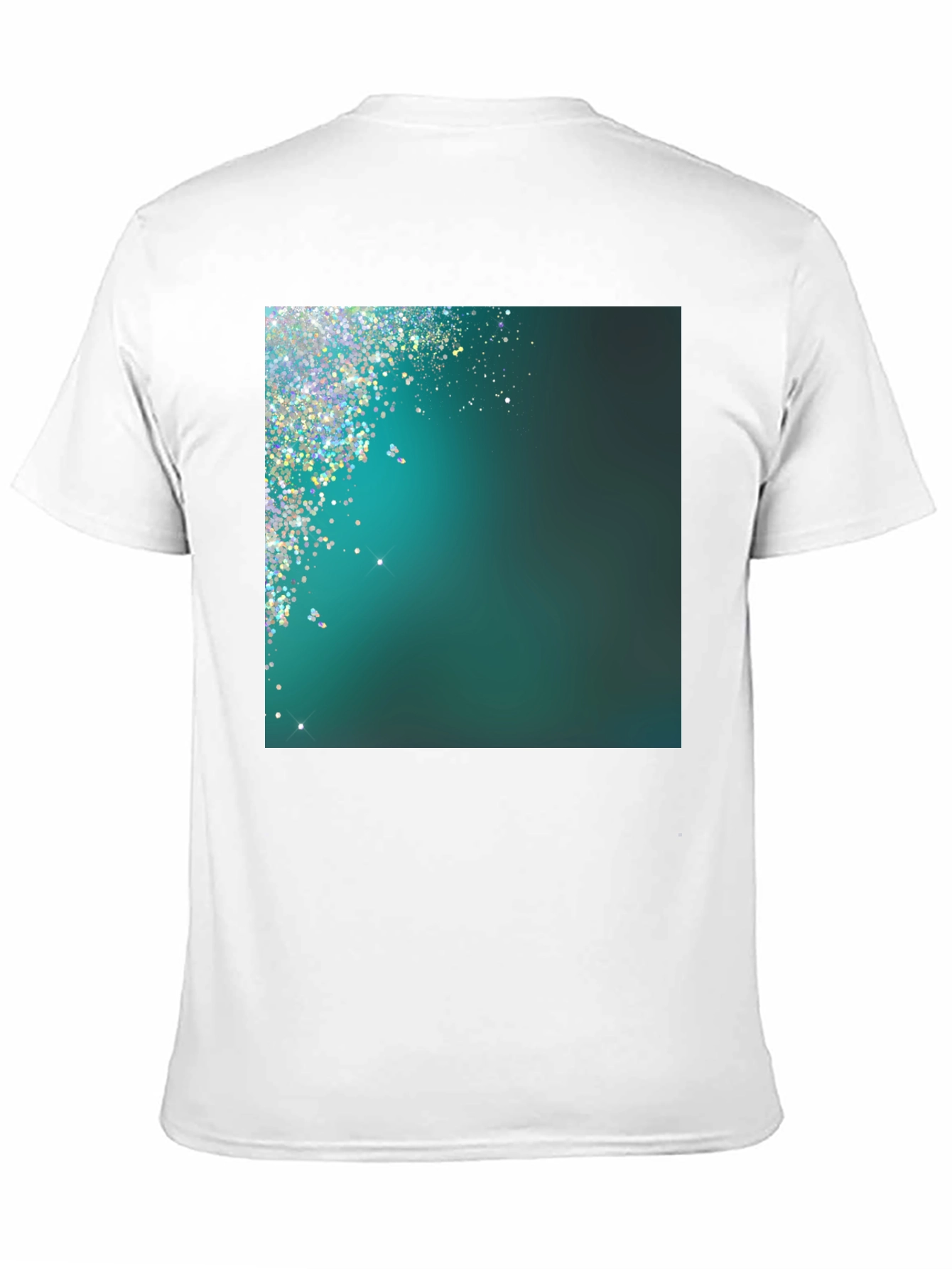 Black Sparkling Gradient Tee view 11