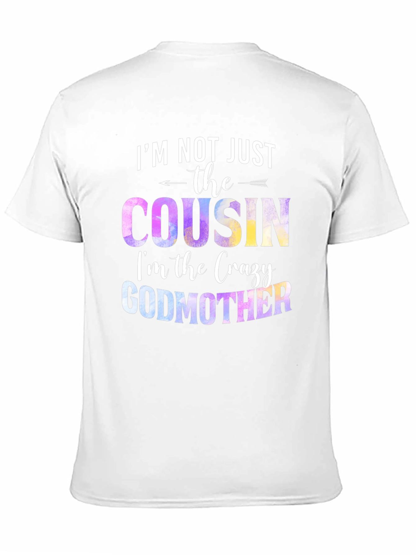 Black Crazy Godmother T-Shirt - Fun Novelty Tee view 11