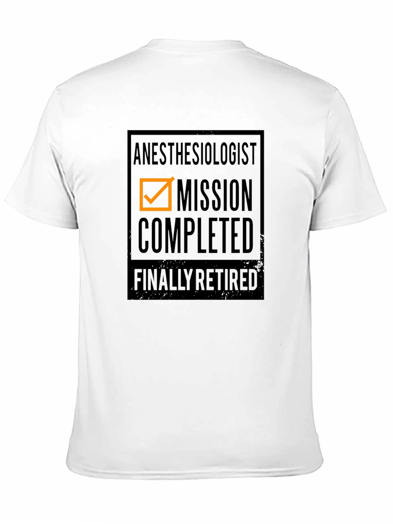 Black Anesthesiologist Mission Completed Retired T-Shirt view 11