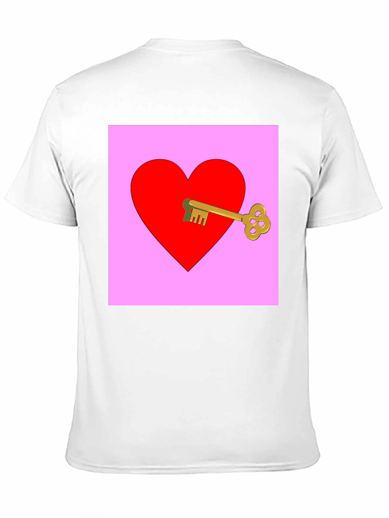 Black Key to My Heart Graphic Tee - Black view 11