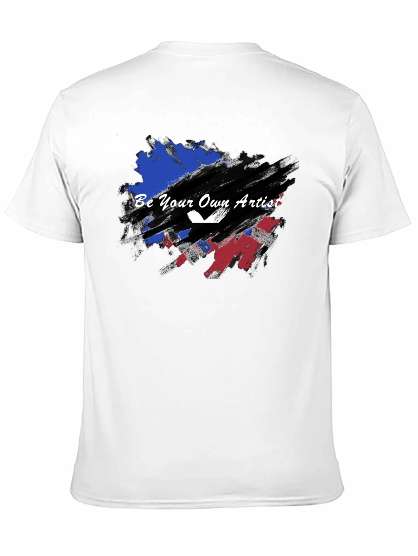 Black Be Your Own Artist Graphic T-Shirt view 11