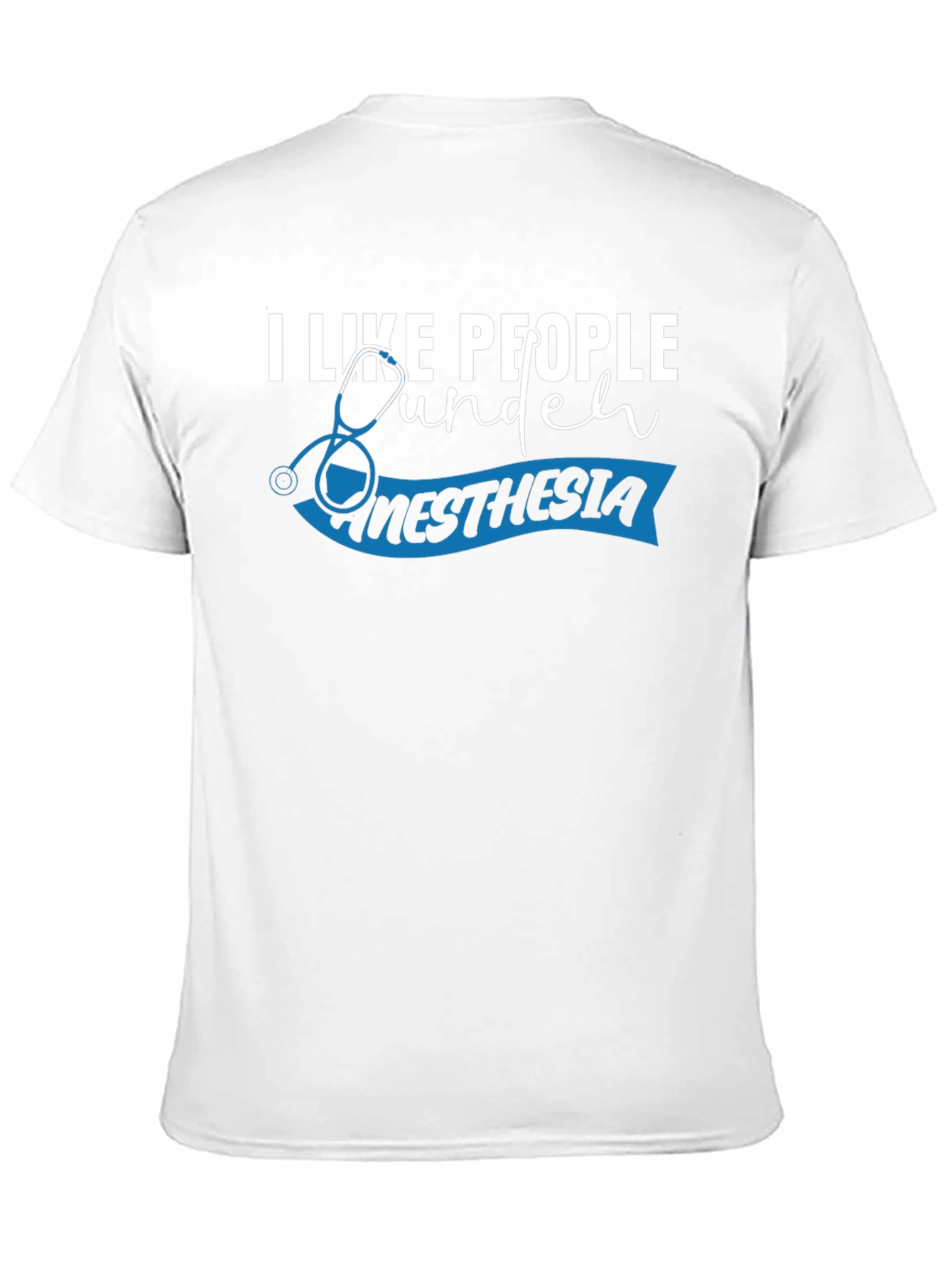 Black Anesthesia Humor T-Shirt for Medical Professionals view 11