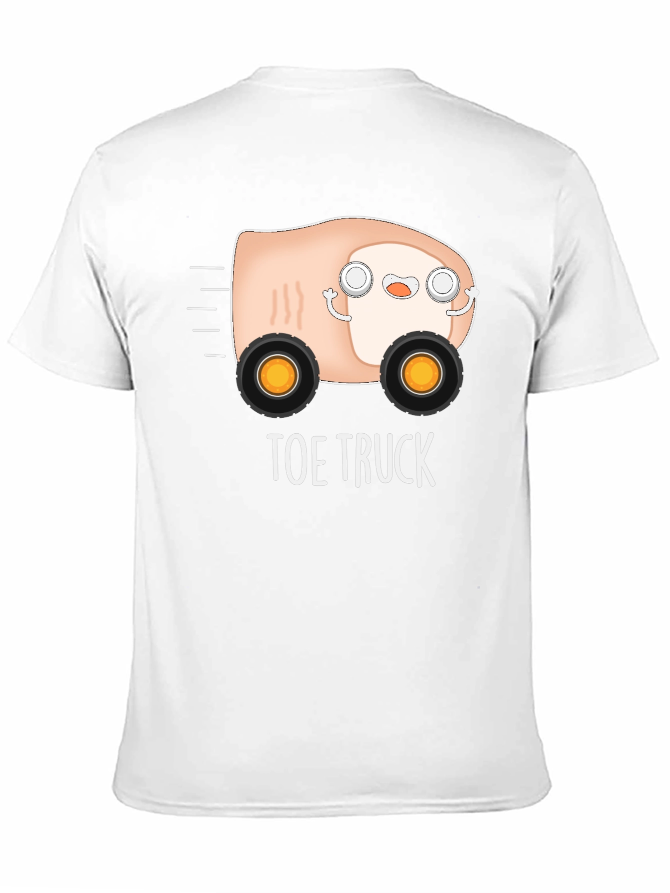 Black Toe Truck Graphic Tee - Funny Pun T-Shirt view 11