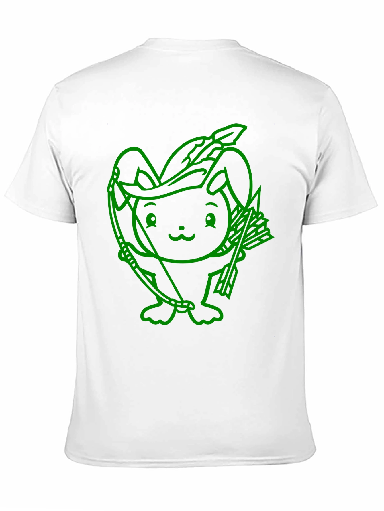 Black Robin Hood Bunny Graphic Tee view 11
