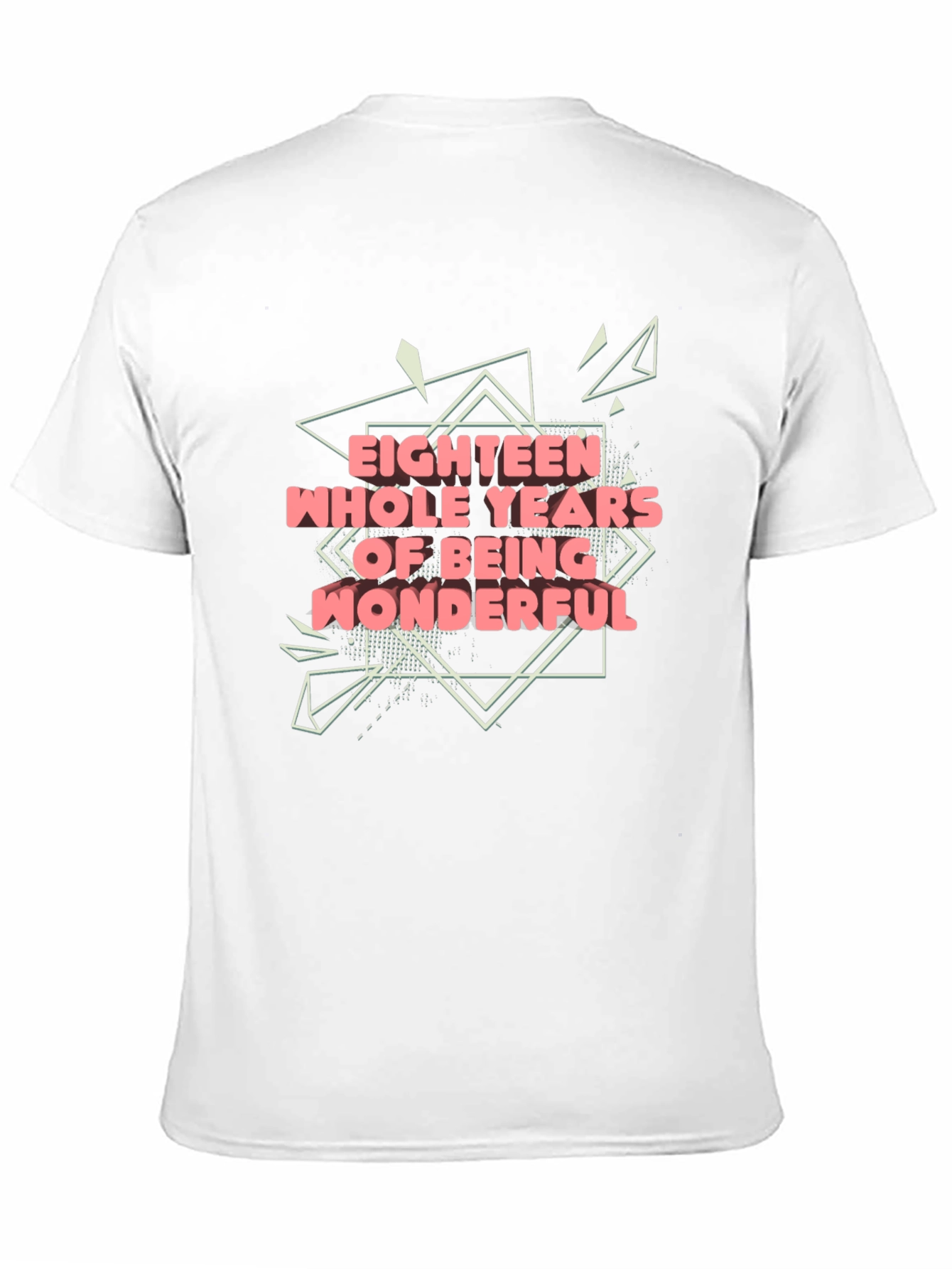 Black Eighteen Wonderful Years Graphic Tee view 11