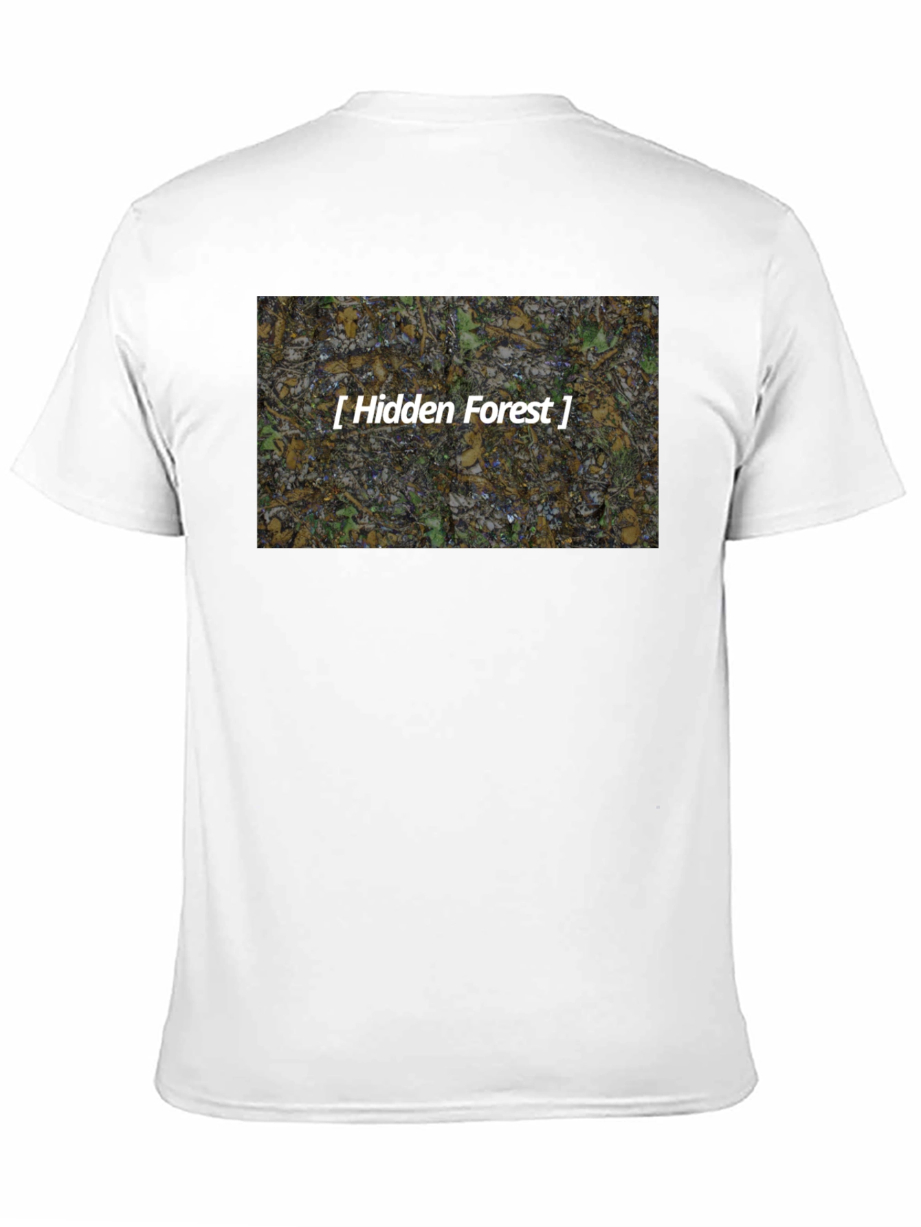 Black Hidden Forest T-Shirt - Nature Inspired Graphic Tee view 11
