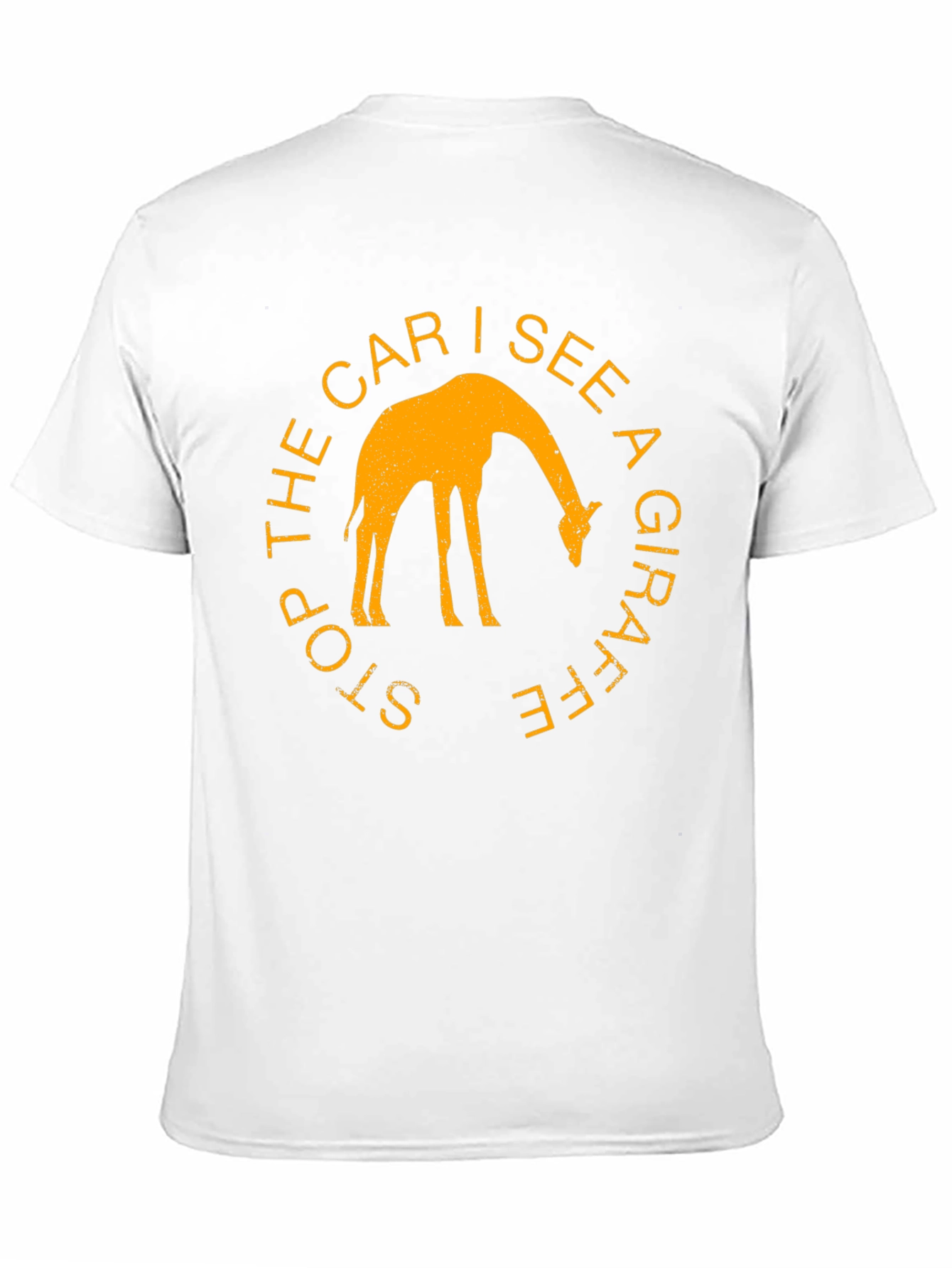 Black Giraffe Graphic Tee - Stop The Car I See A Giraffe Black Shirt view 11