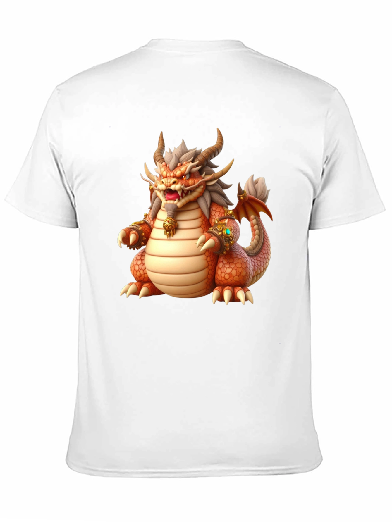 Black Dragon Graphic Tee - Fantasy Print view 11