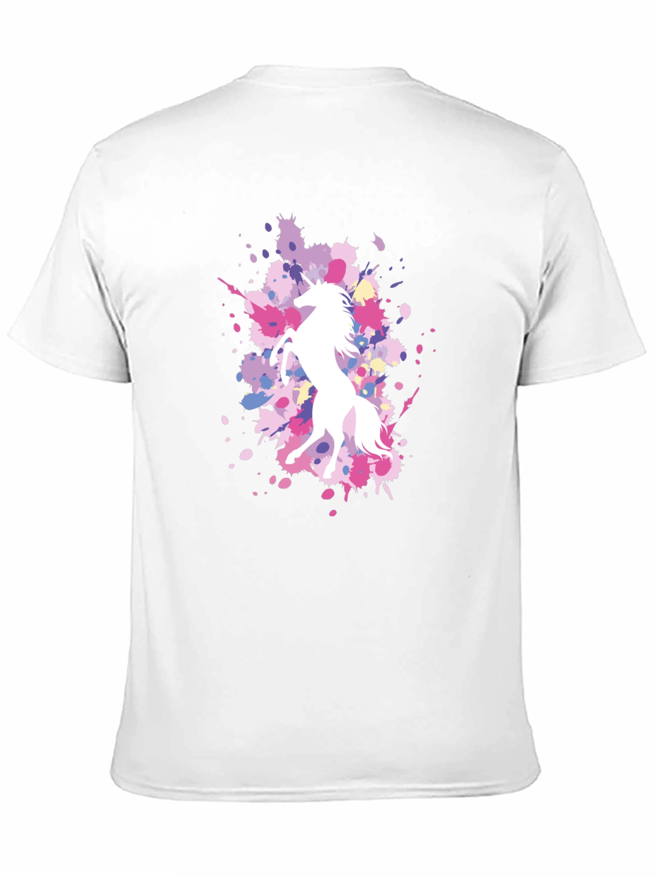 Black Unicorn Splatter T-Shirt view 11