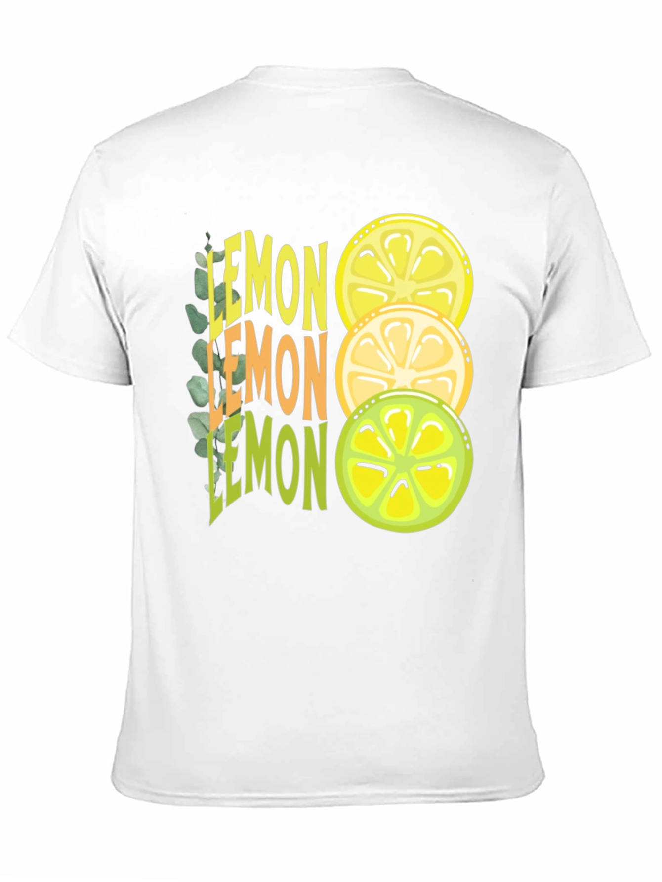 Black Lemon Graphic Tee - Funny Fruit Shirt view 11
