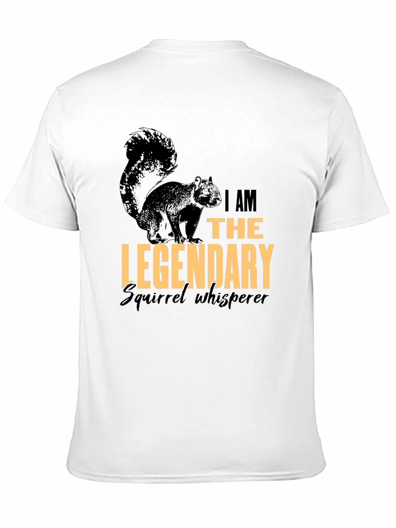 Black Legendary Squirrel Whisperer Graphic Tee view 11